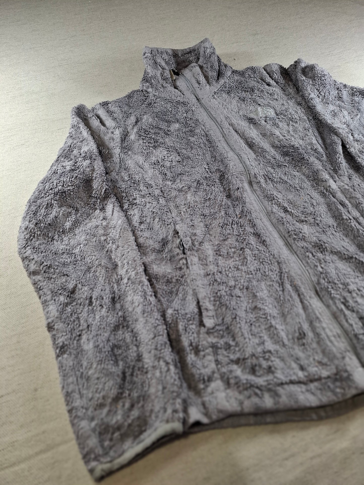 001437 – The North Face Fleece Jacket – Grey, Size Women's XS
