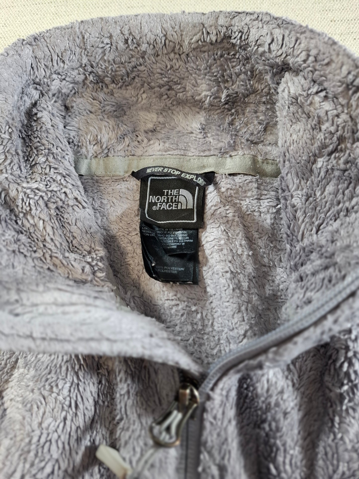 001437 – The North Face Fleece Jacket – Grey, Size Women's XS
