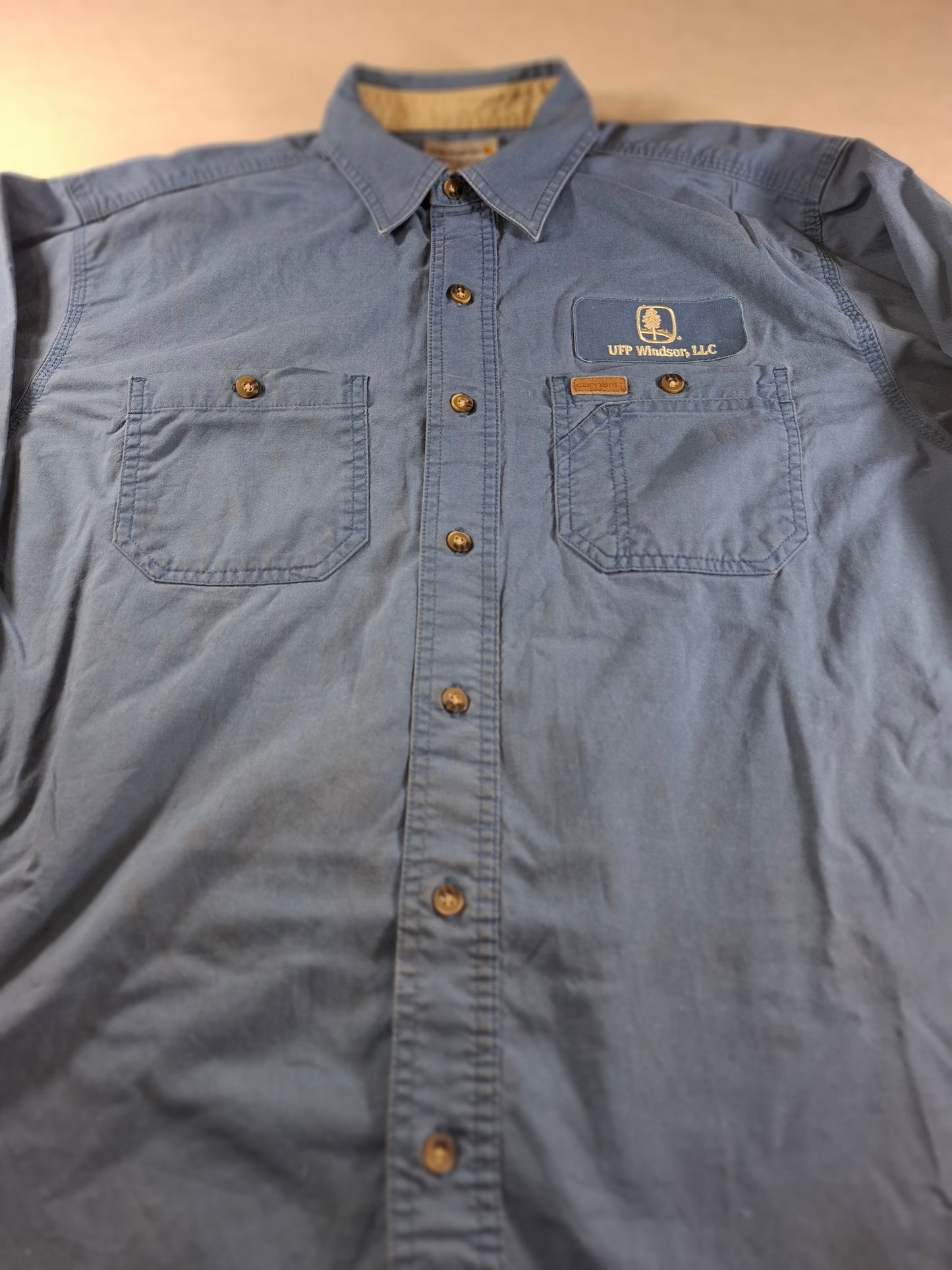 001439 – Carhartt Work Shirt – Blue, Size L