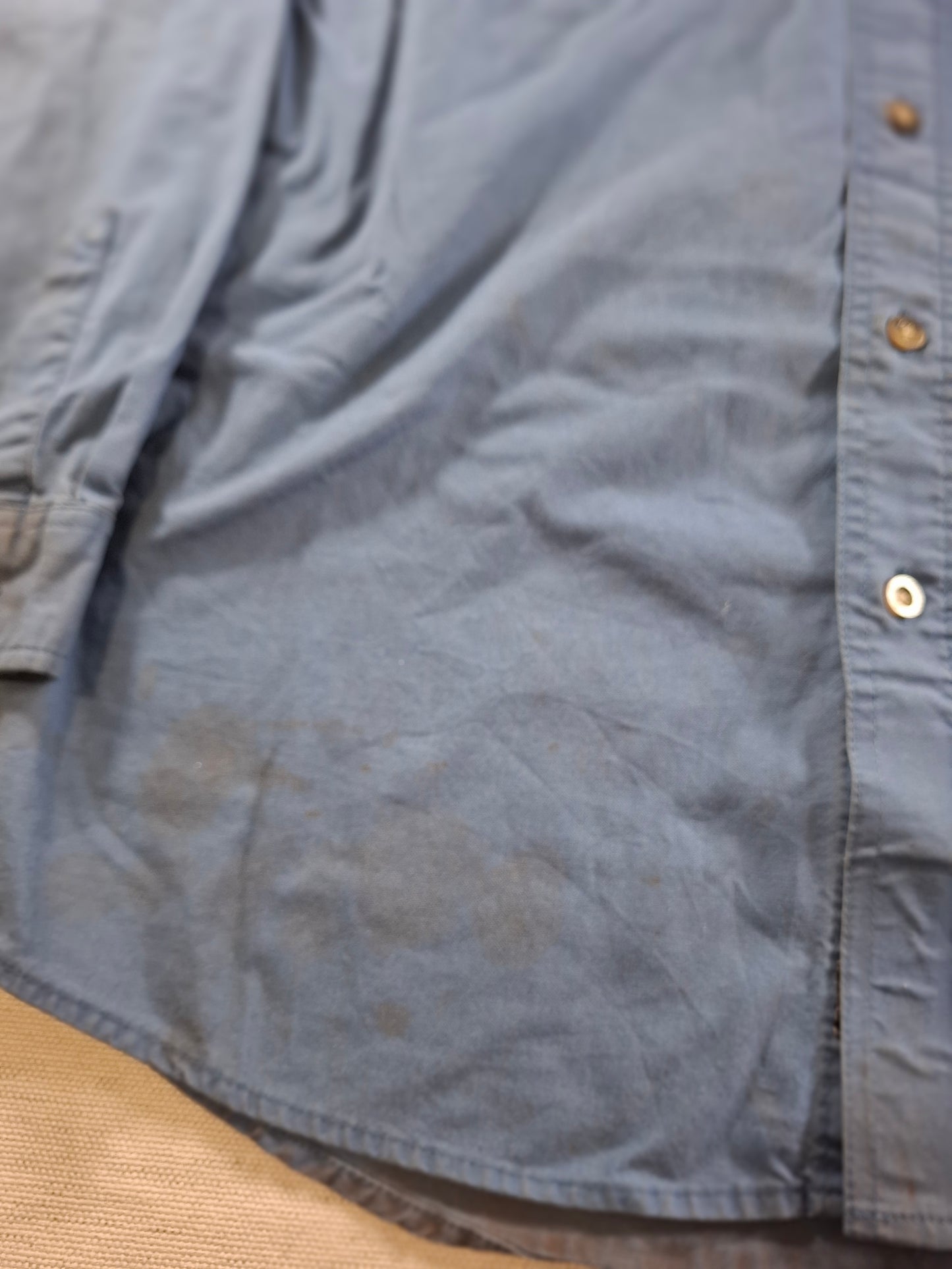 001439 – Carhartt Work Shirt – Blue, Size L