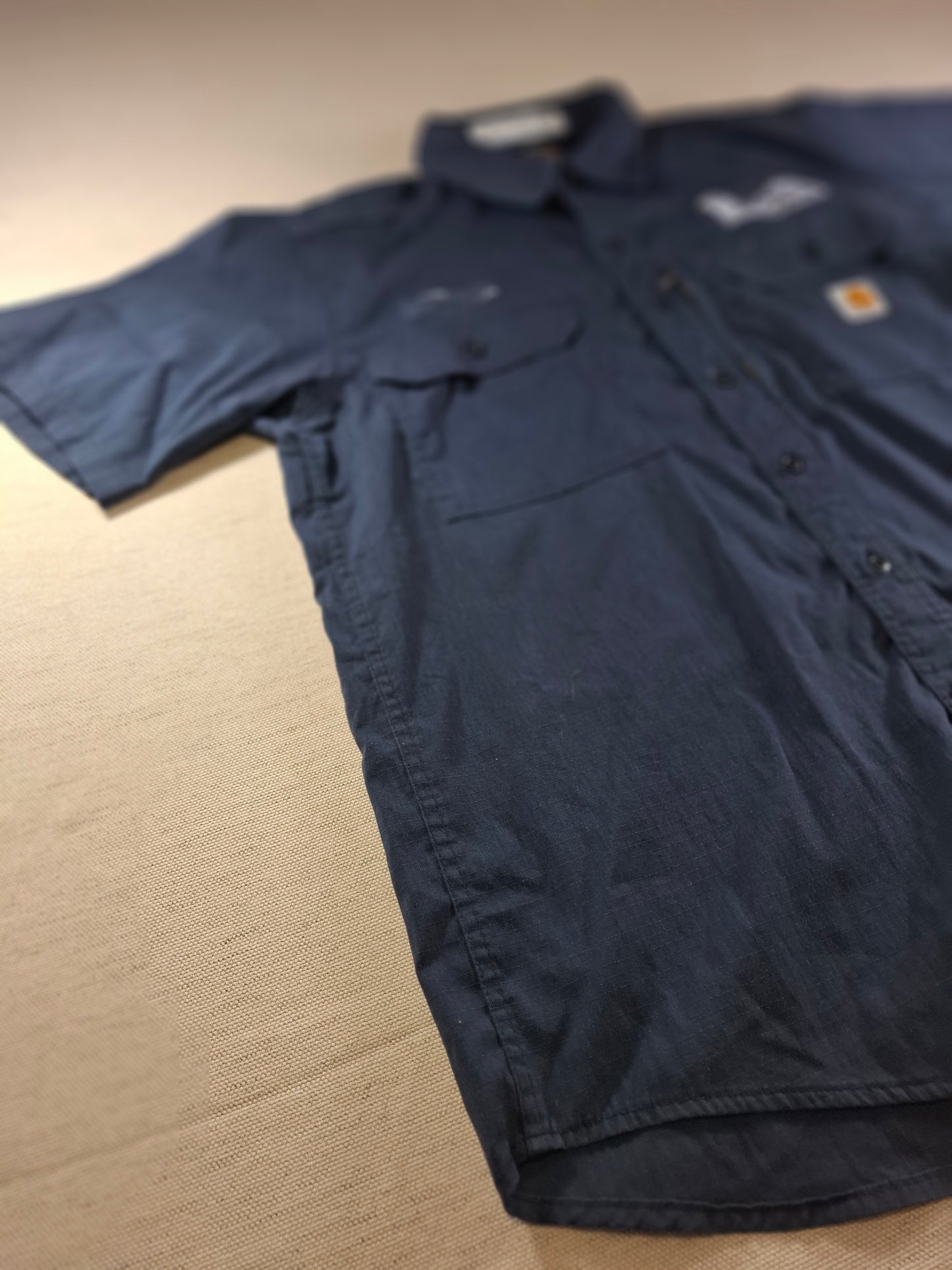 001440 – Carhartt Work Shirt – Navy, Size L