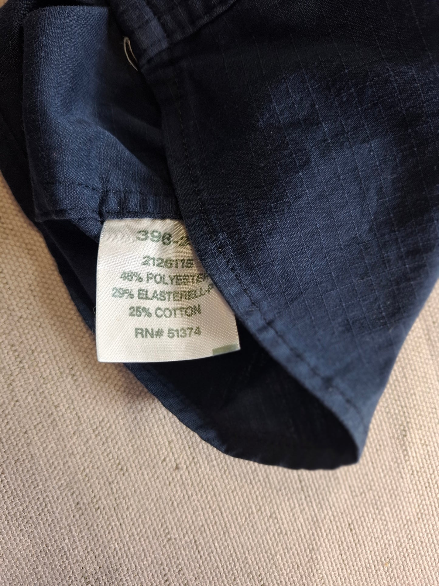 001440 – Carhartt Work Shirt – Navy, Size L
