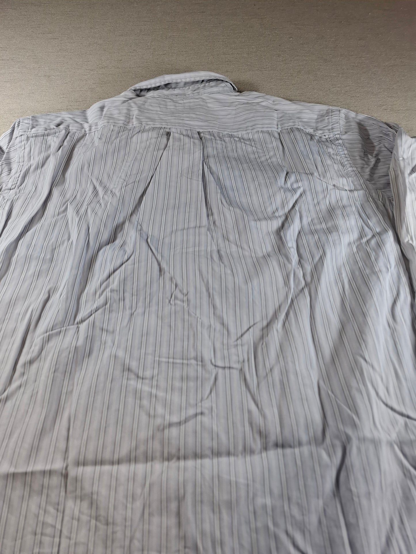 001444 – Polo Ralph Lauren Shirt – Blue/White Stripe, Size L
