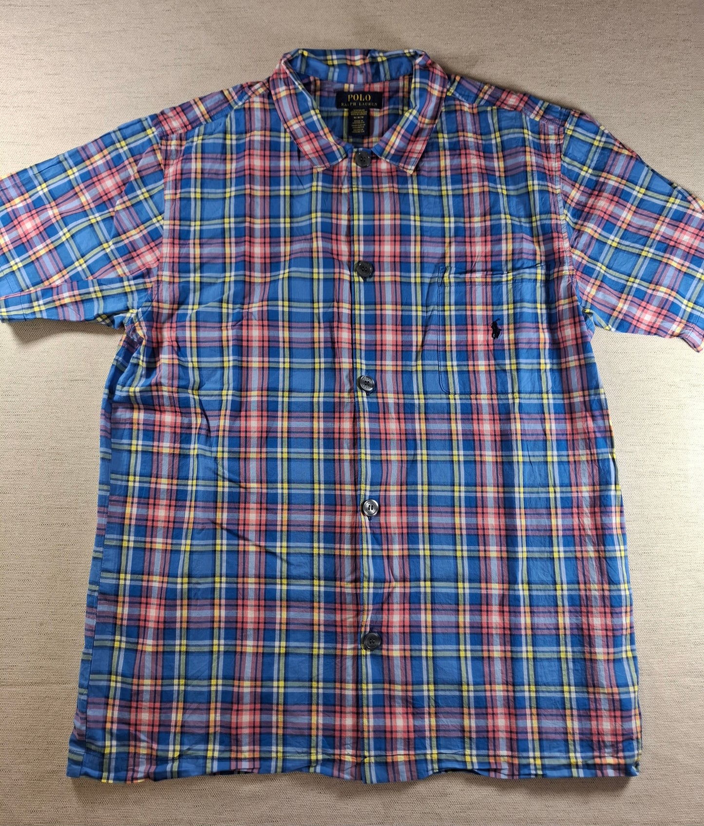 001446 – Polo Ralph Lauren Shirt – Multi Check, Size M
