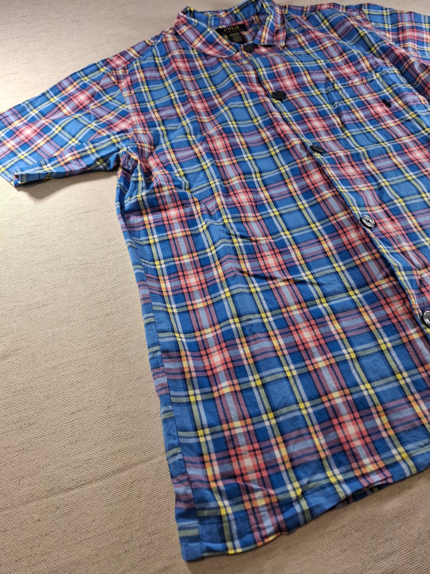 001446 – Polo Ralph Lauren Shirt – Multi Check, Size M