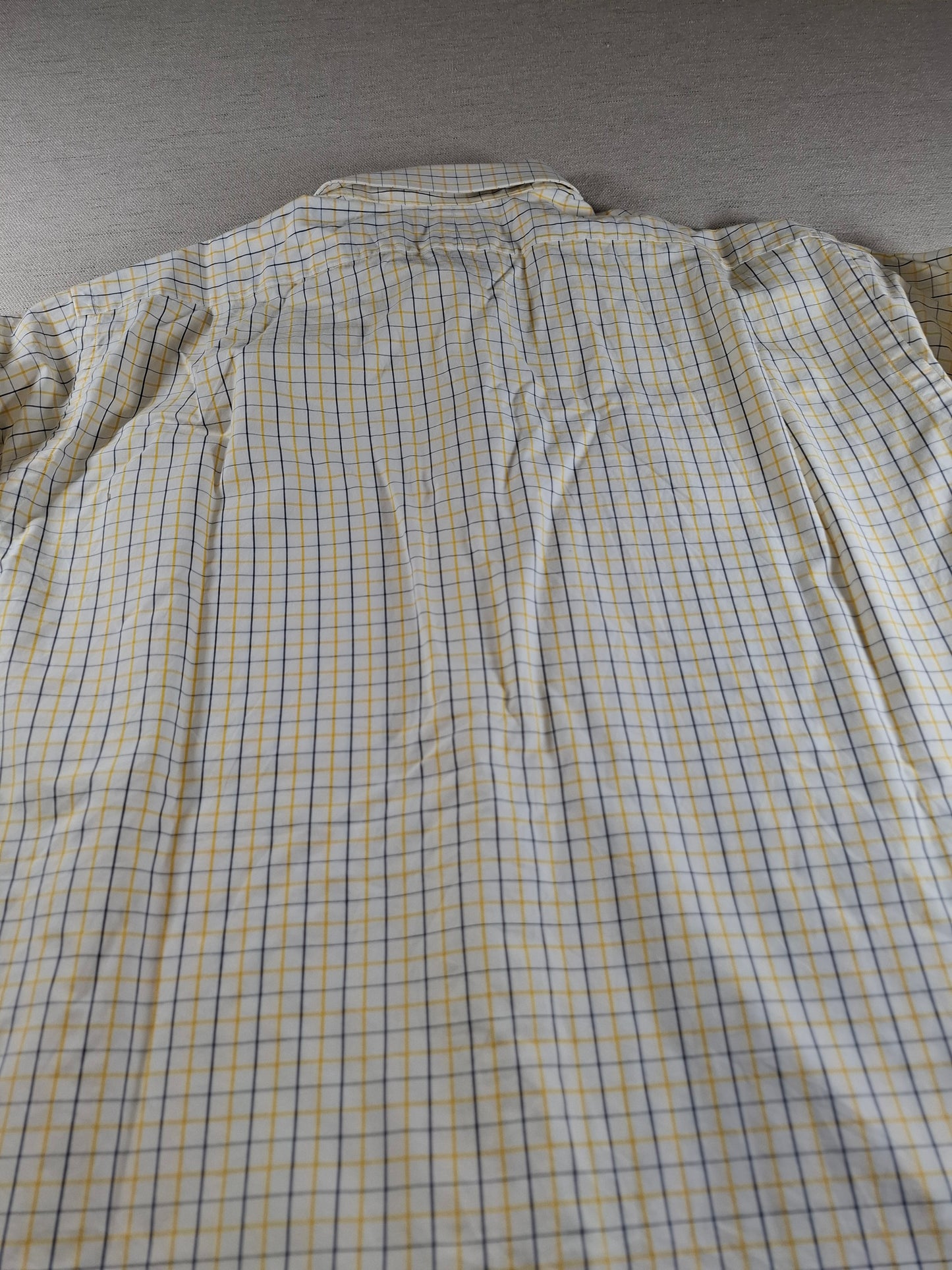 001447 – Polo Ralph Lauren Shirt – Blue/White Stripe, Size Collar 17, Sleeve 34/35