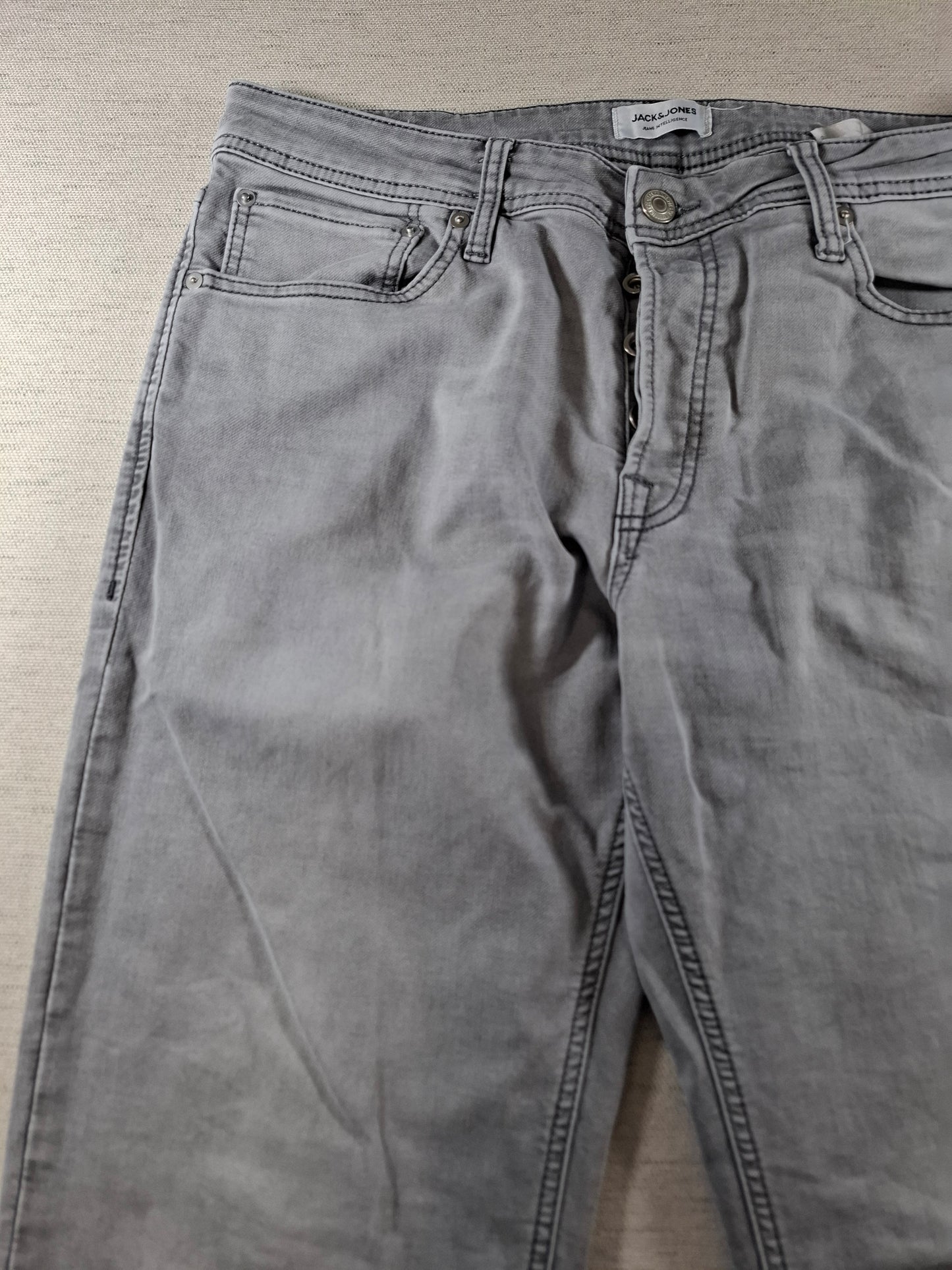 001464 – Jack & Jones Jeans – Grey, Size 36/36