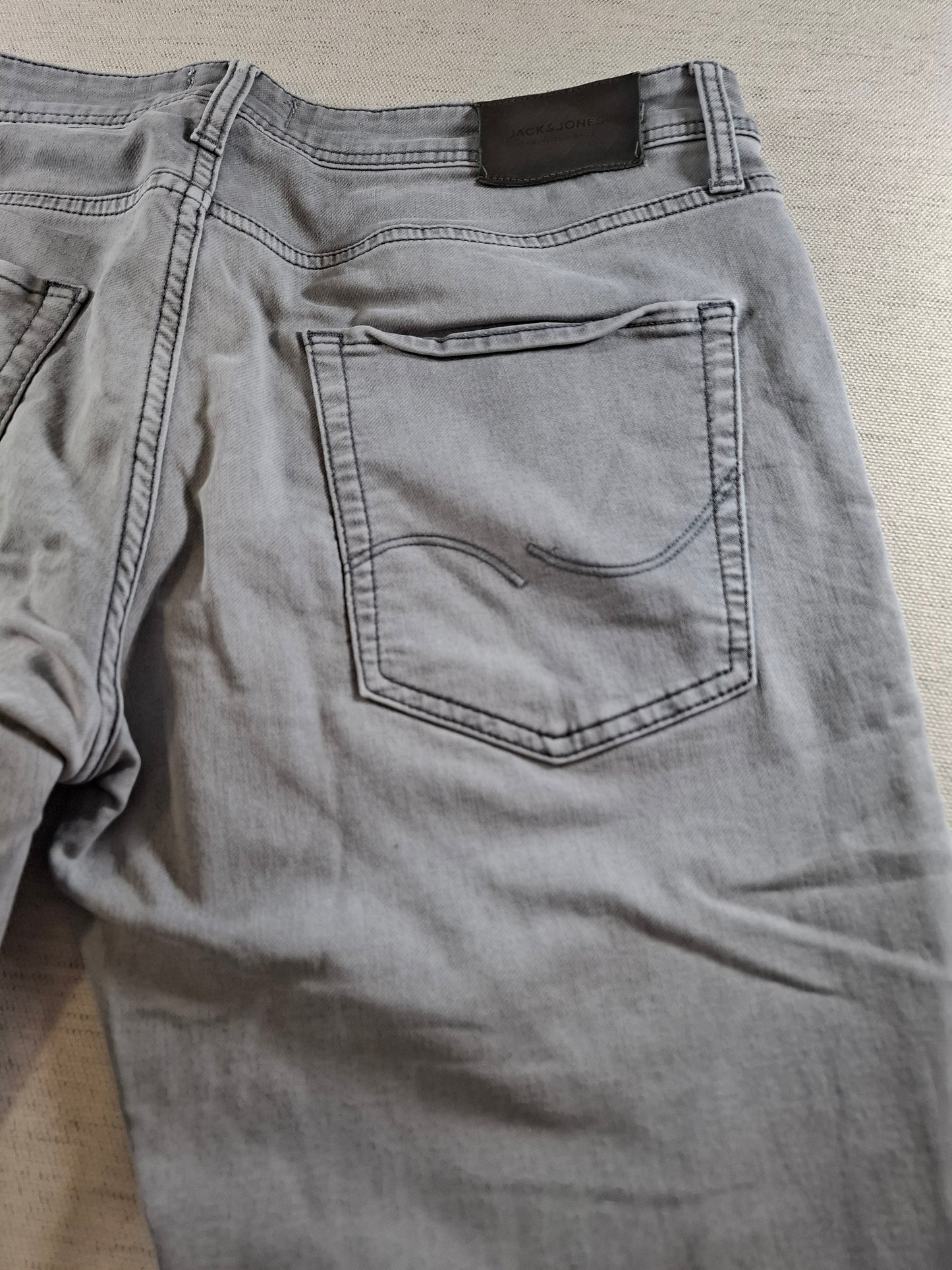 001464 – Jack & Jones Jeans – Grey, Size 36/36