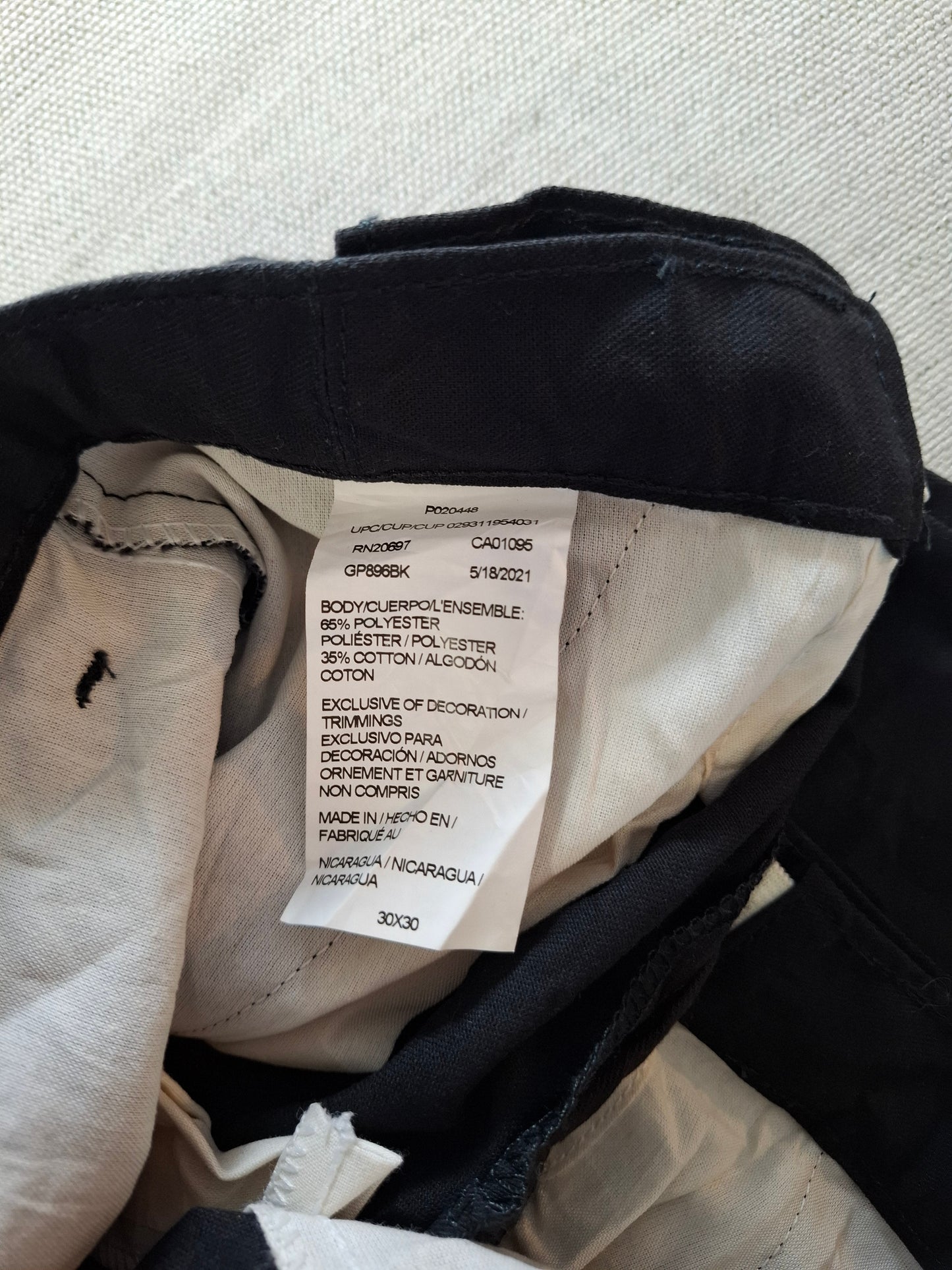001467 – Dickies Workpants – Black, Size 30/30