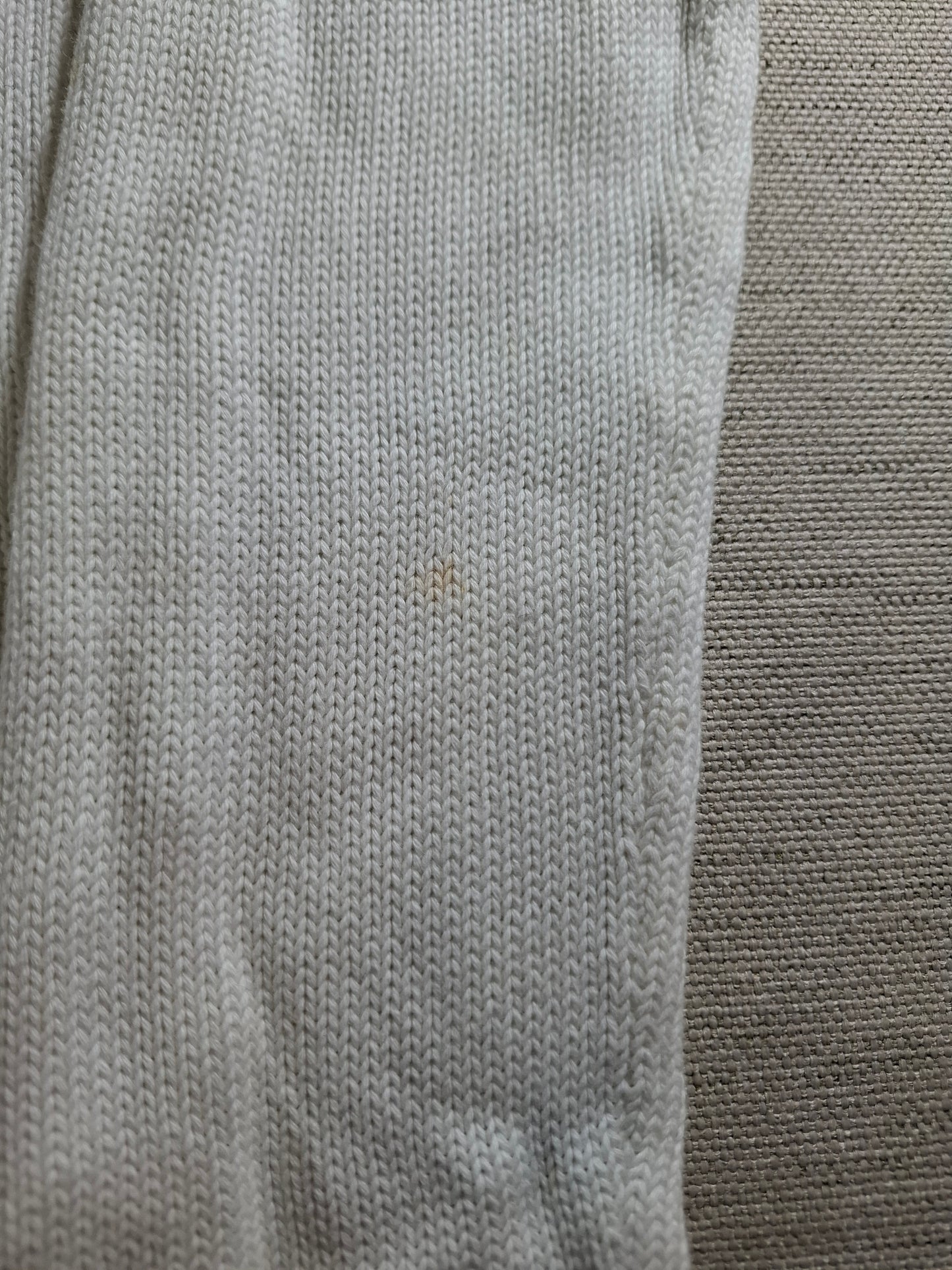 001470 – Polo Ralph Lauren Full-Zip Sweater – White, Size M