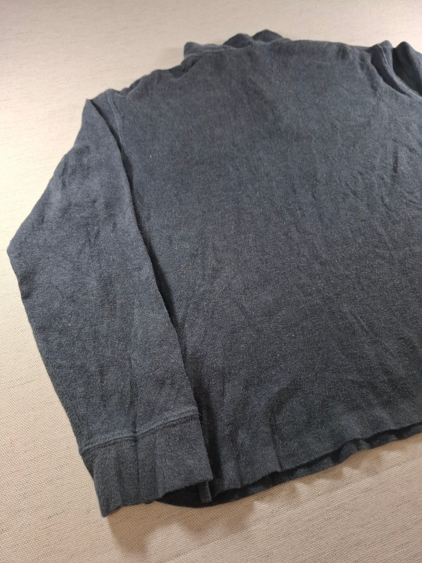 001472 – Polo Ralph Lauren Quarter-Zip Sweater – Charcoal, Size M