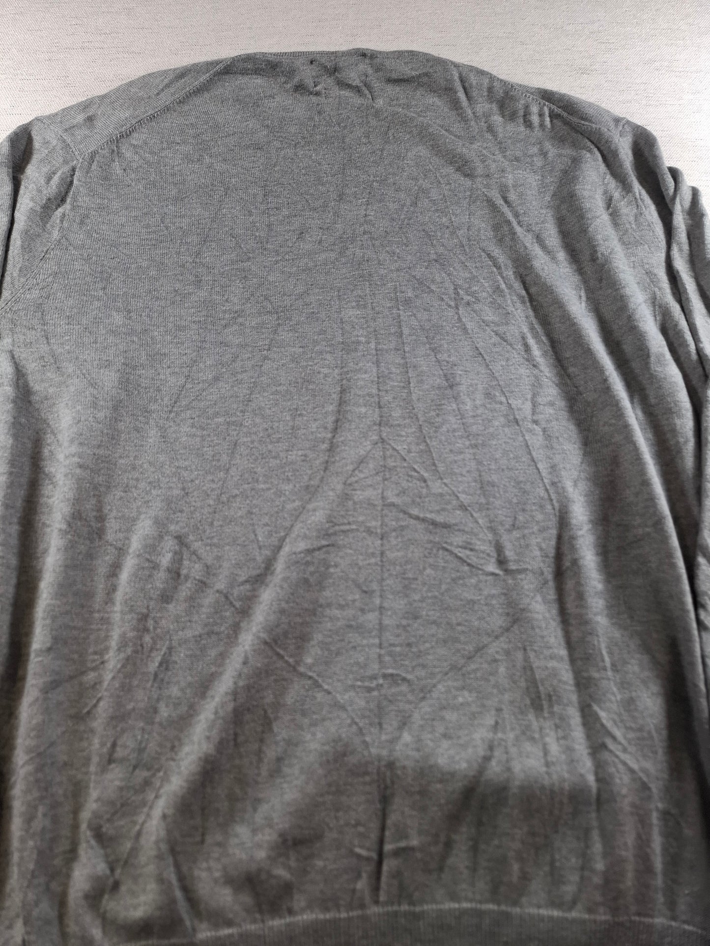 001473 – Polo Ralph Lauren V-neck Sweater – Grey, Size L
