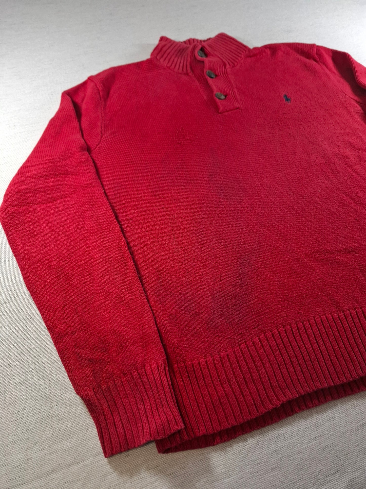 001474 – Polo Ralph Lauren Crewneck Sweater – Red, Size M