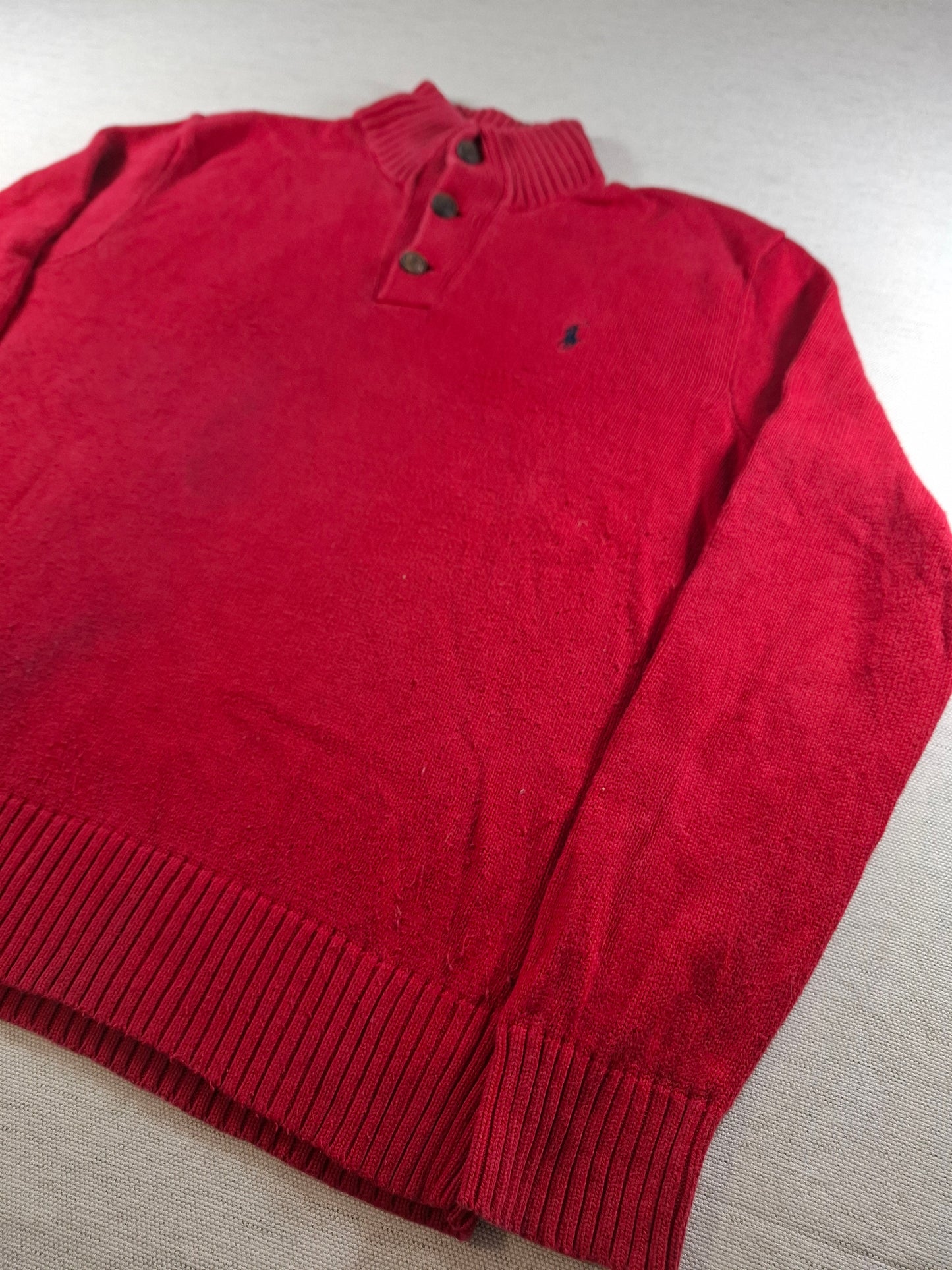 001474 – Polo Ralph Lauren Crewneck Sweater – Red, Size M