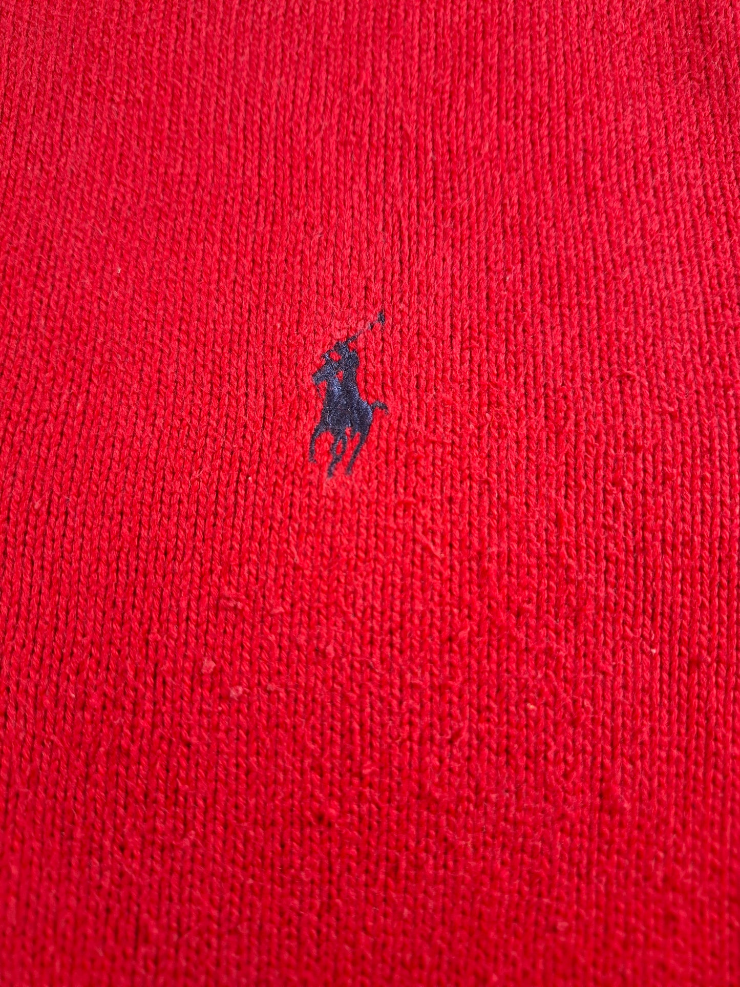 001474 – Polo Ralph Lauren Crewneck Sweater – Red, Size M