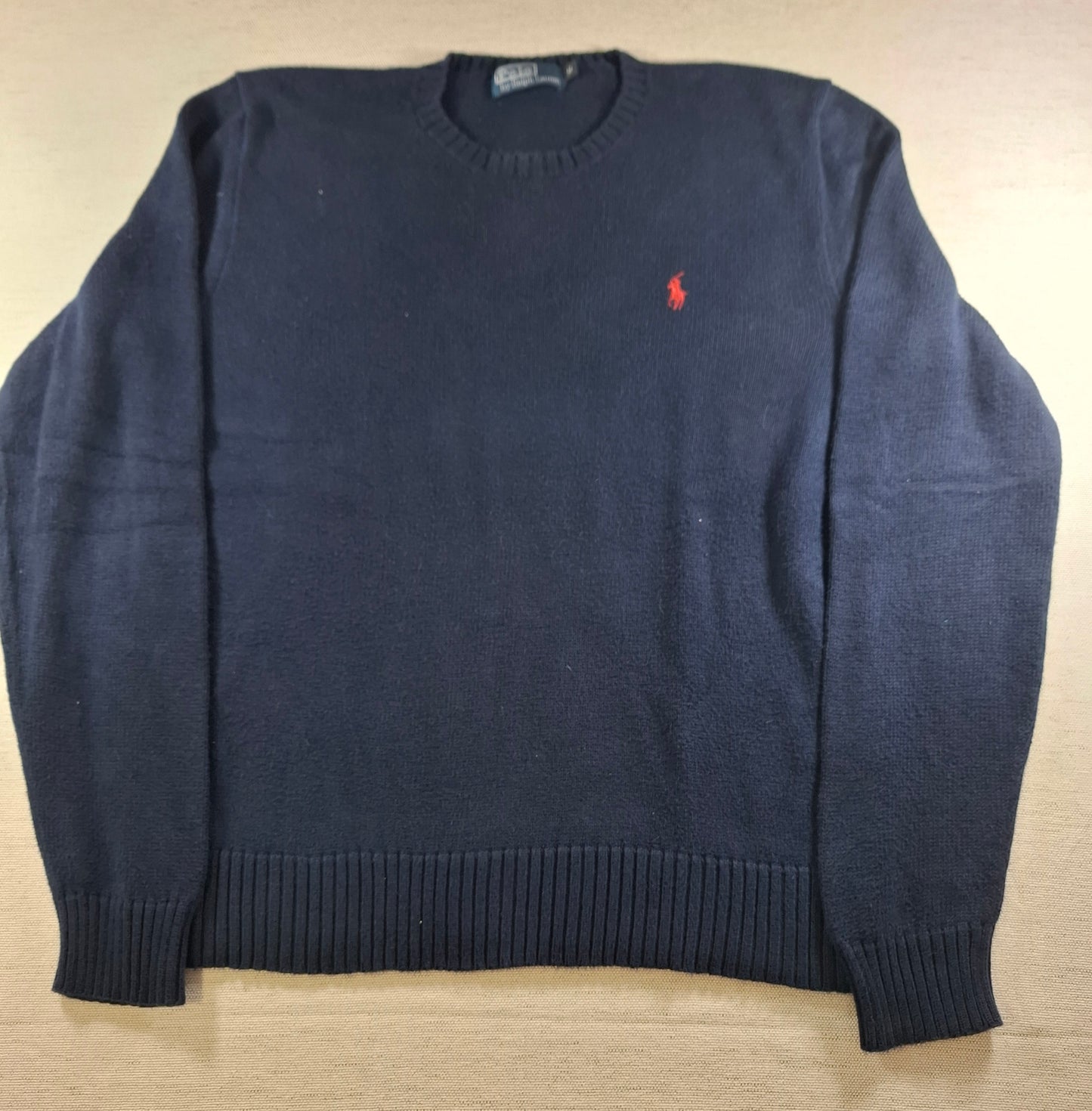 001476 – Polo Ralph Lauren Crewneck Sweater – Navy, Size M