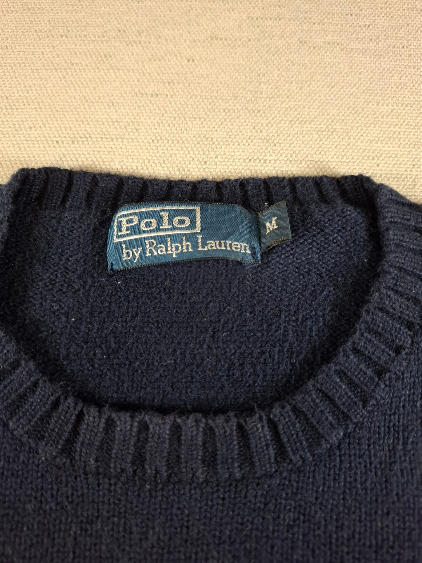 001476 – Polo Ralph Lauren Crewneck Sweater – Navy, Size M