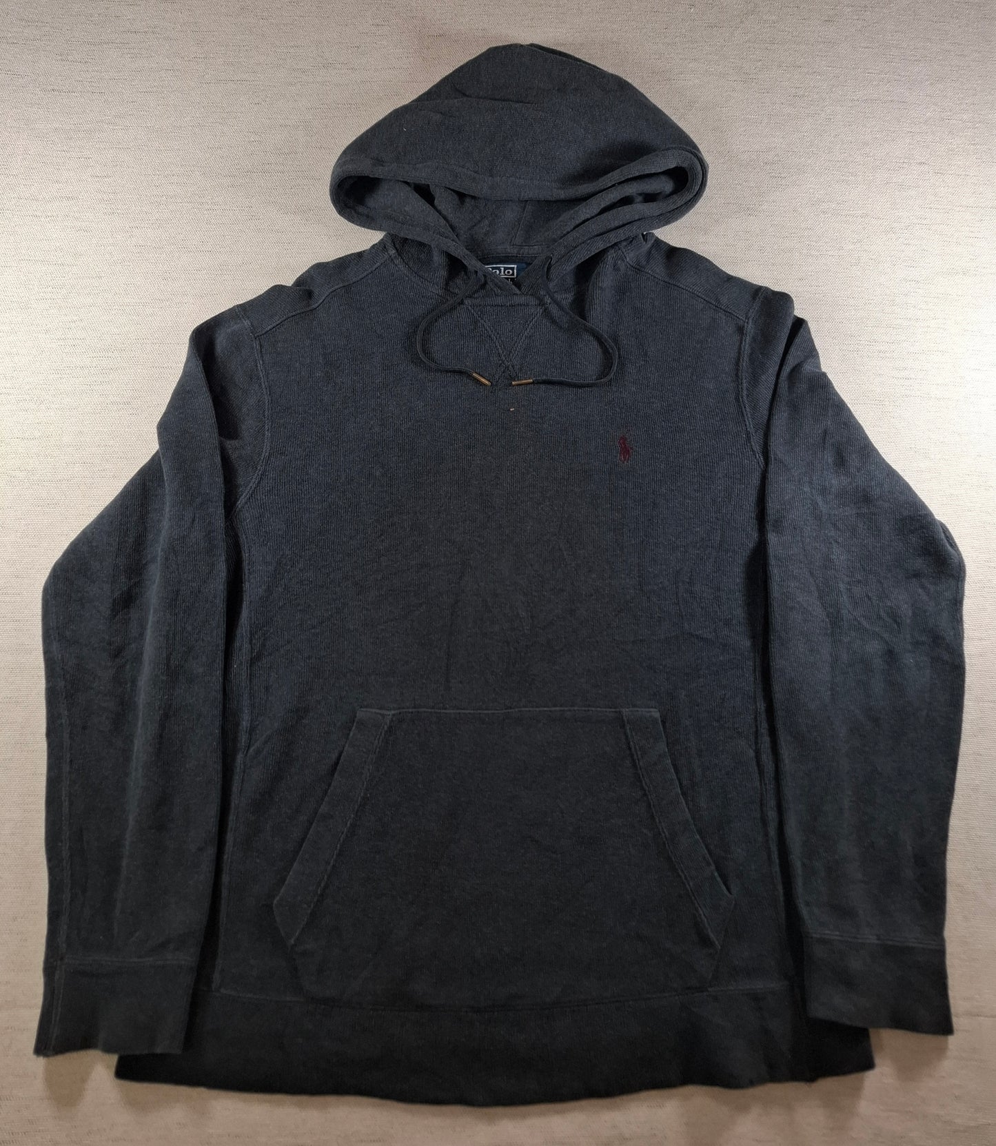 001477 – Polo Ralph Lauren Hoodie – Charcoal, Size M
