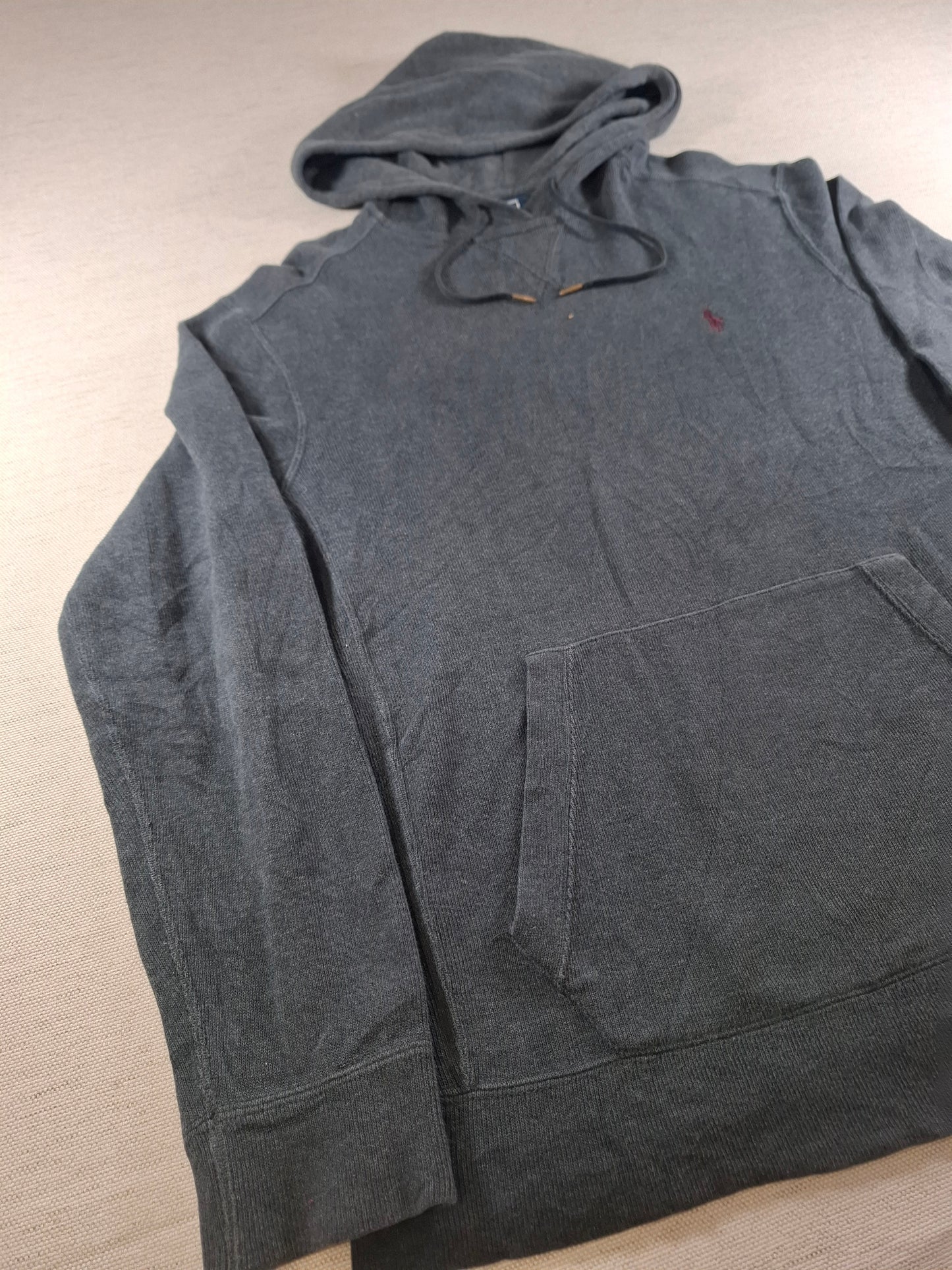 001477 – Polo Ralph Lauren Hoodie – Charcoal, Size M