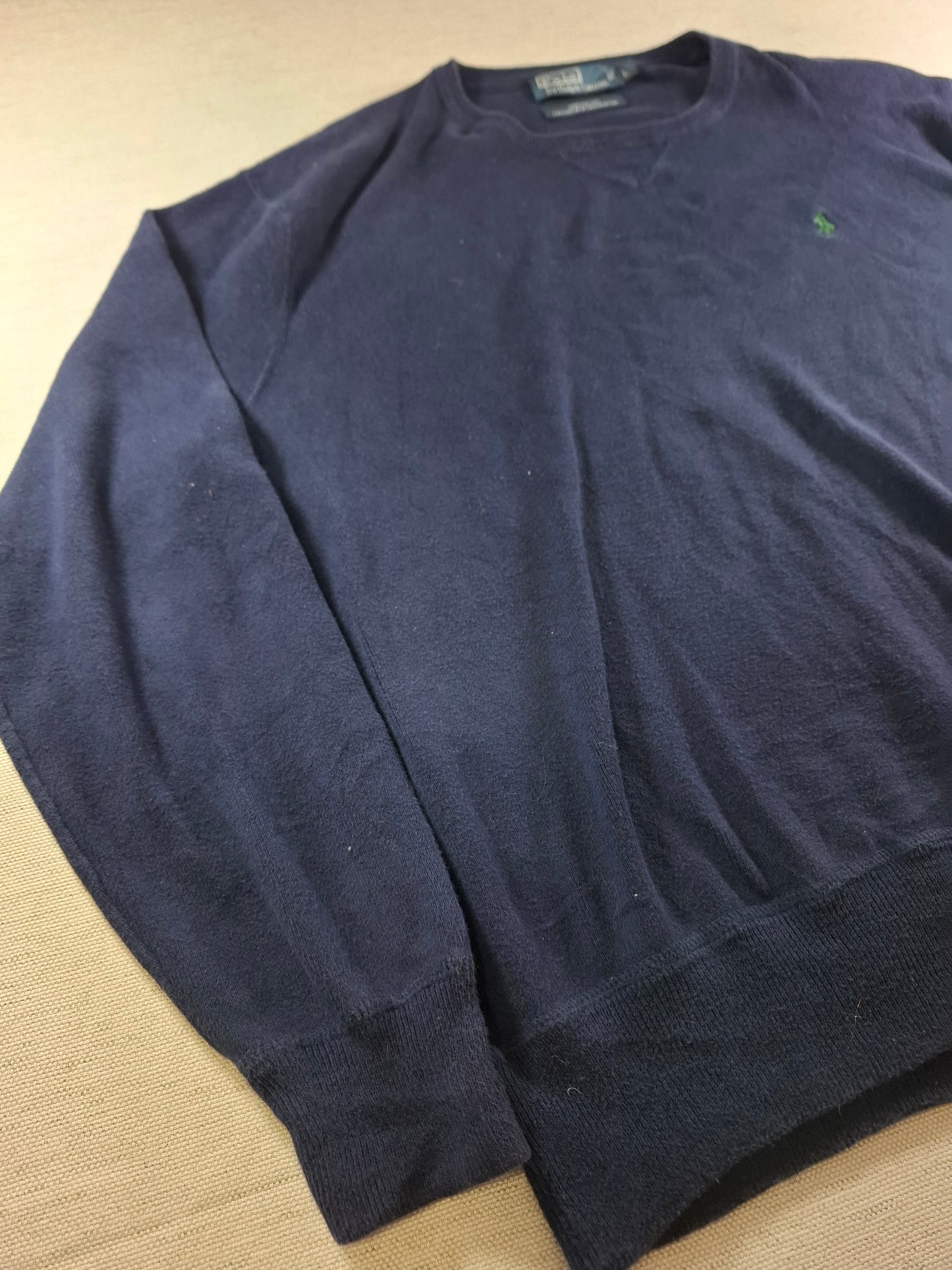 001478 – Polo Ralph Lauren Crewneck Sweater – Navy, Size L