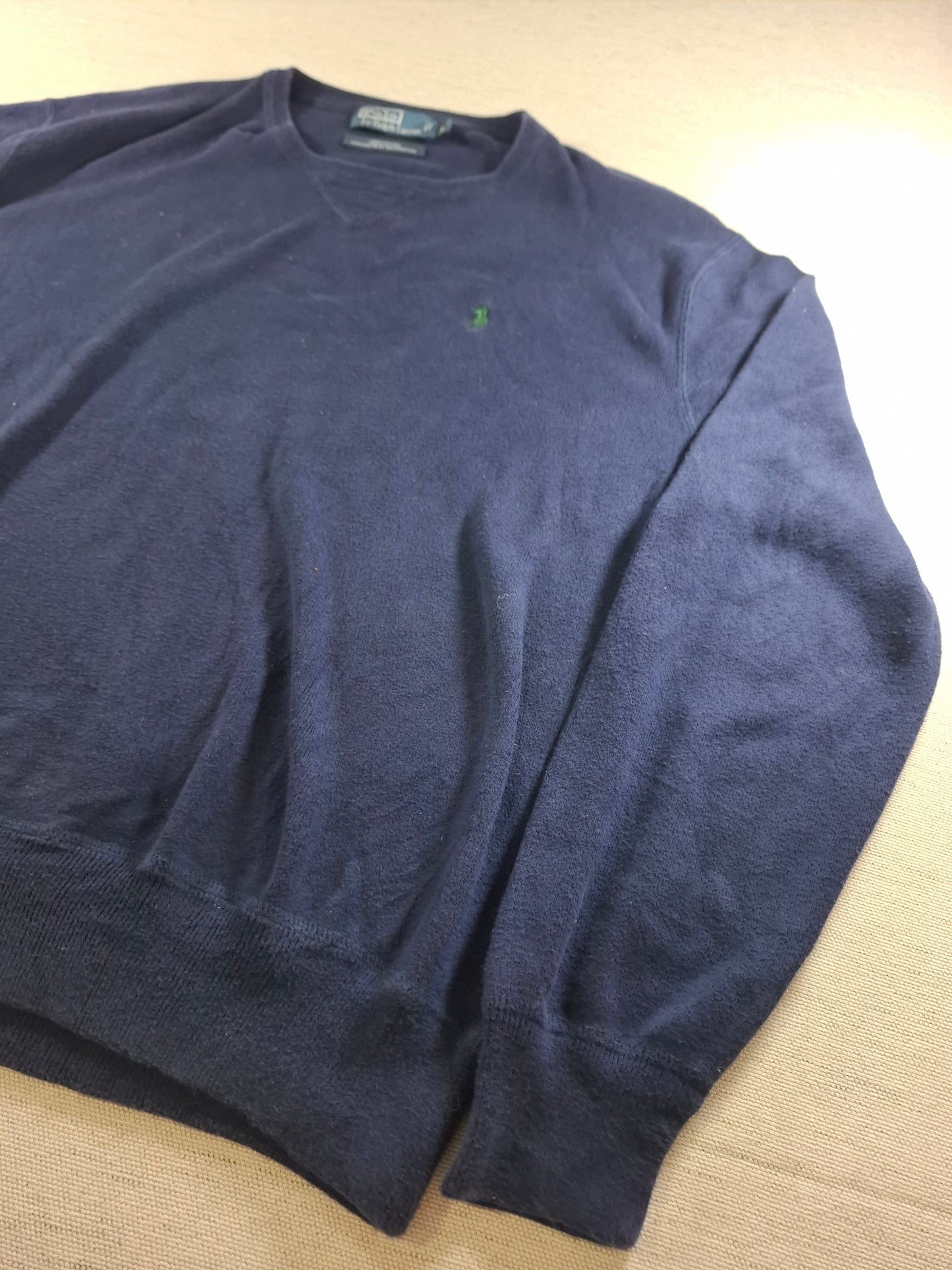 001478 – Polo Ralph Lauren Crewneck Sweater – Navy, Size L