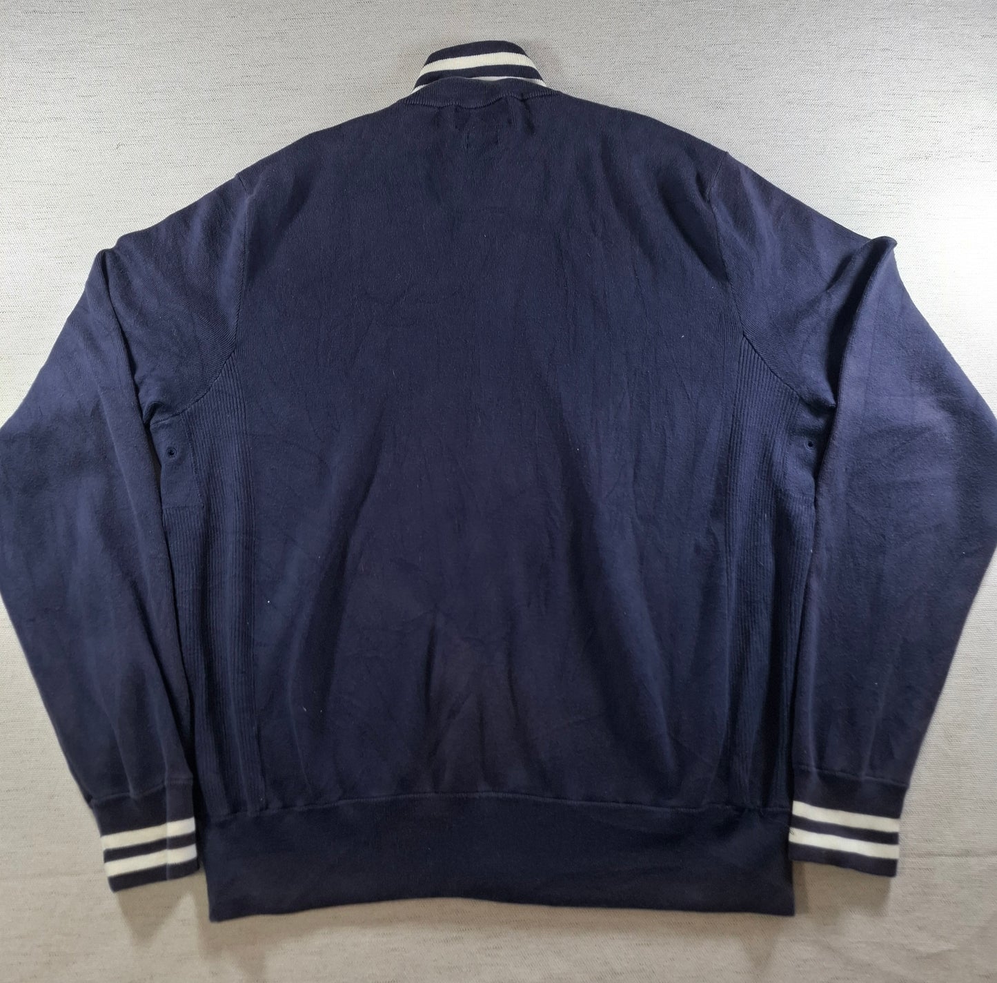 001480 – Polo Ralph Lauren Full-Zip Sweater – Navy, Size XXL