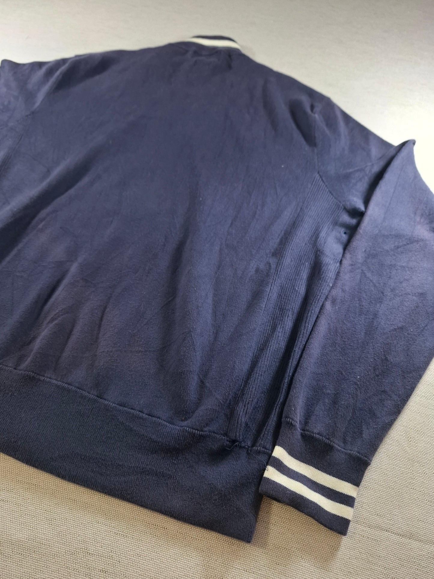 001480 – Polo Ralph Lauren Full-Zip Sweater – Navy, Size XXL