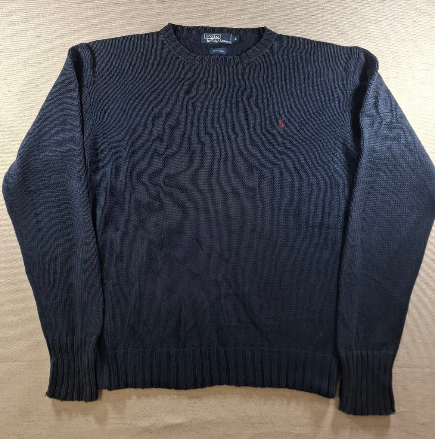 001481 – Polo Ralph Lauren Crewneck Sweater – Navy, Size S