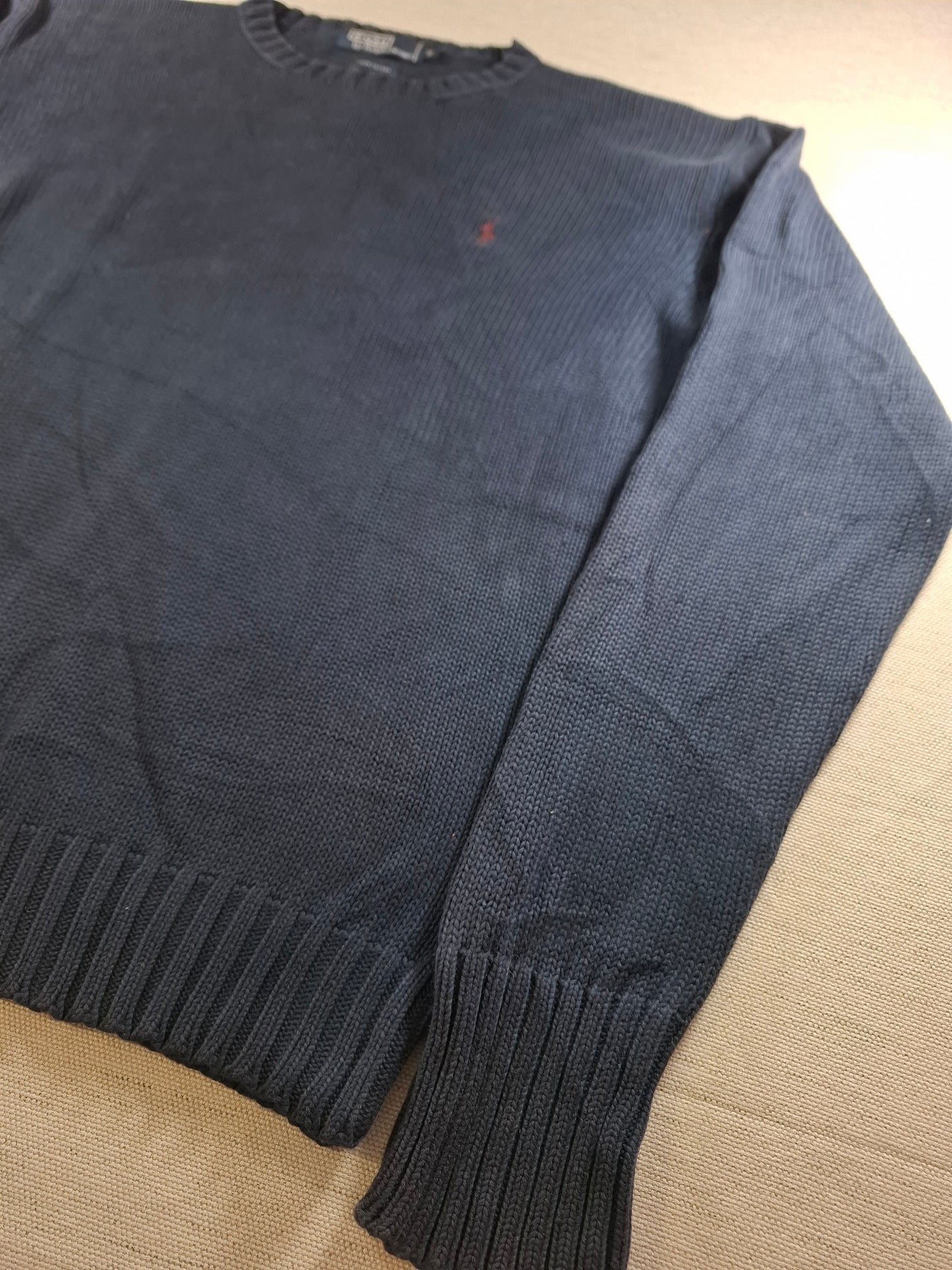 001481 – Polo Ralph Lauren Crewneck Sweater – Navy, Size S