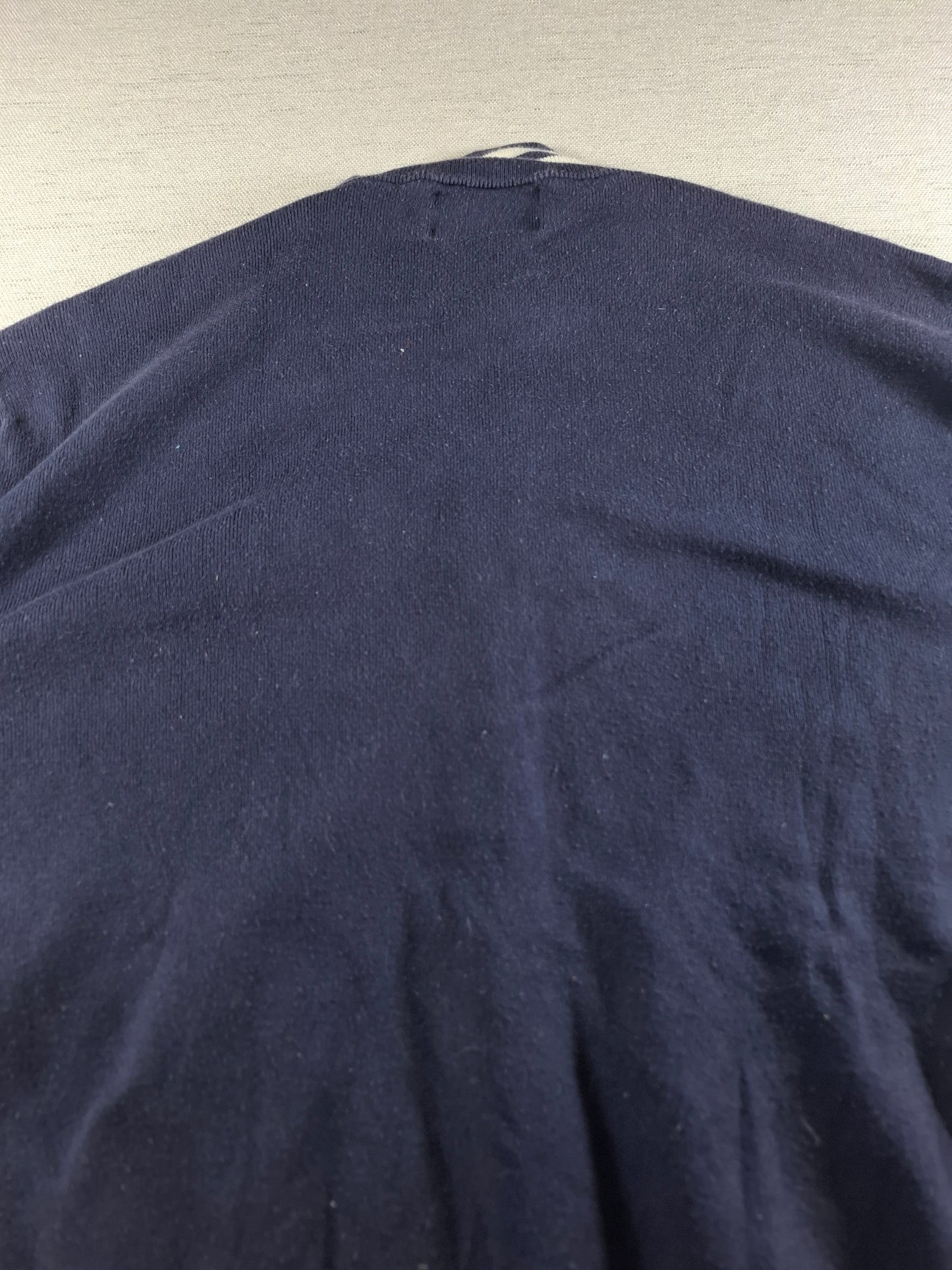 001482 – Polo Ralph Lauren Full-Zip Sweater – Navy, Size XL