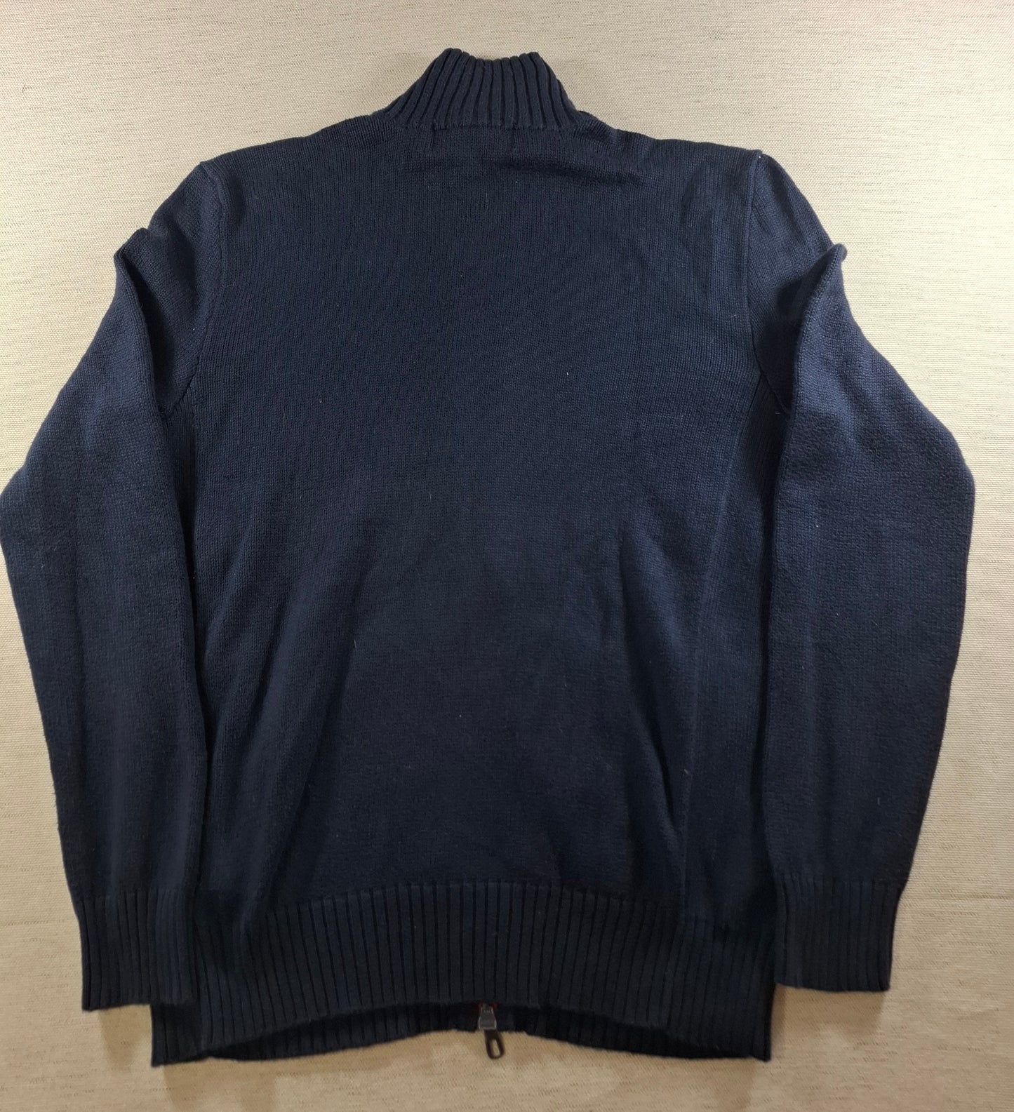 001483 – Polo Ralph Lauren Full-Zip Sweater – Navy, Size XS