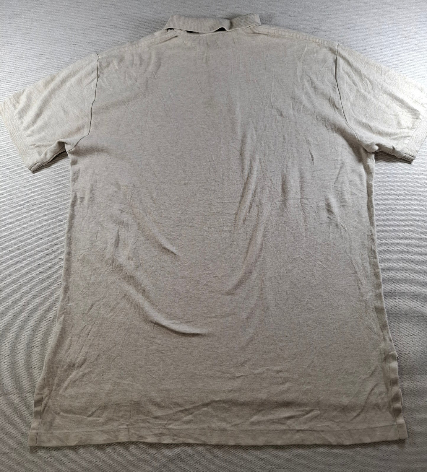 001485 – Polo Ralph Lauren Polo Shirt – Cream/Beige, Size M