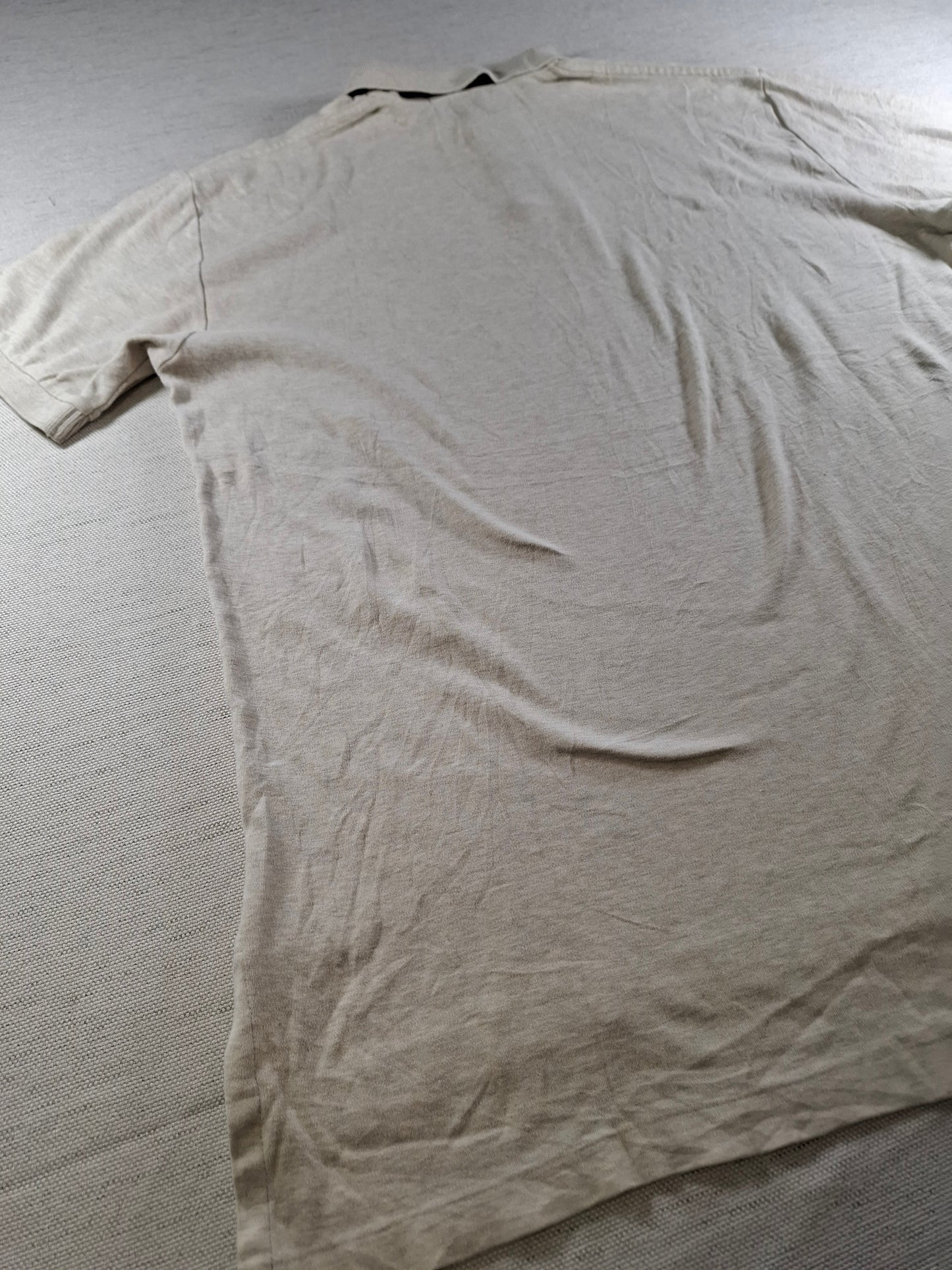 001485 – Polo Ralph Lauren Polo Shirt – Cream/Beige, Size M