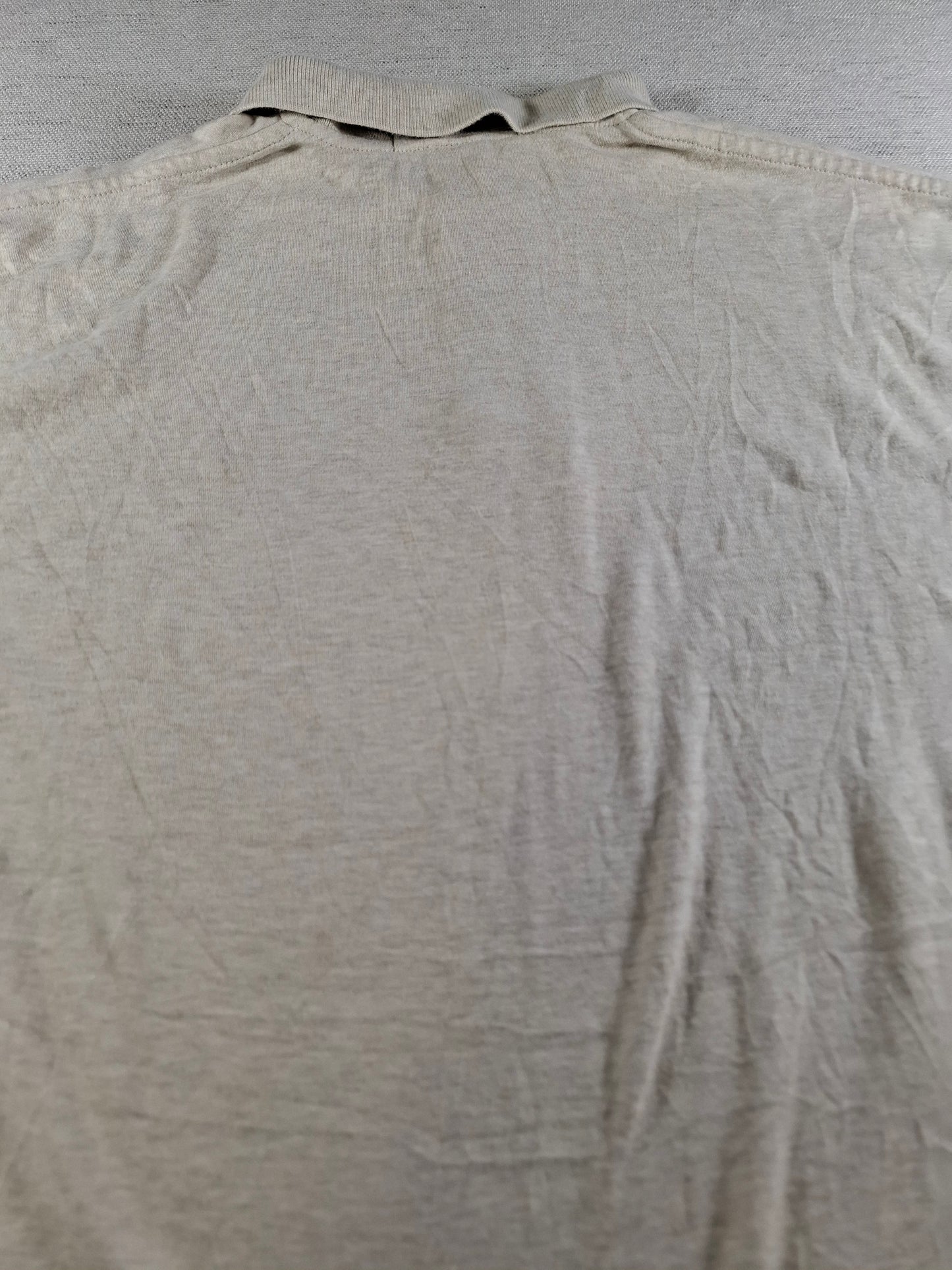 001485 – Polo Ralph Lauren Polo Shirt – Cream/Beige, Size M