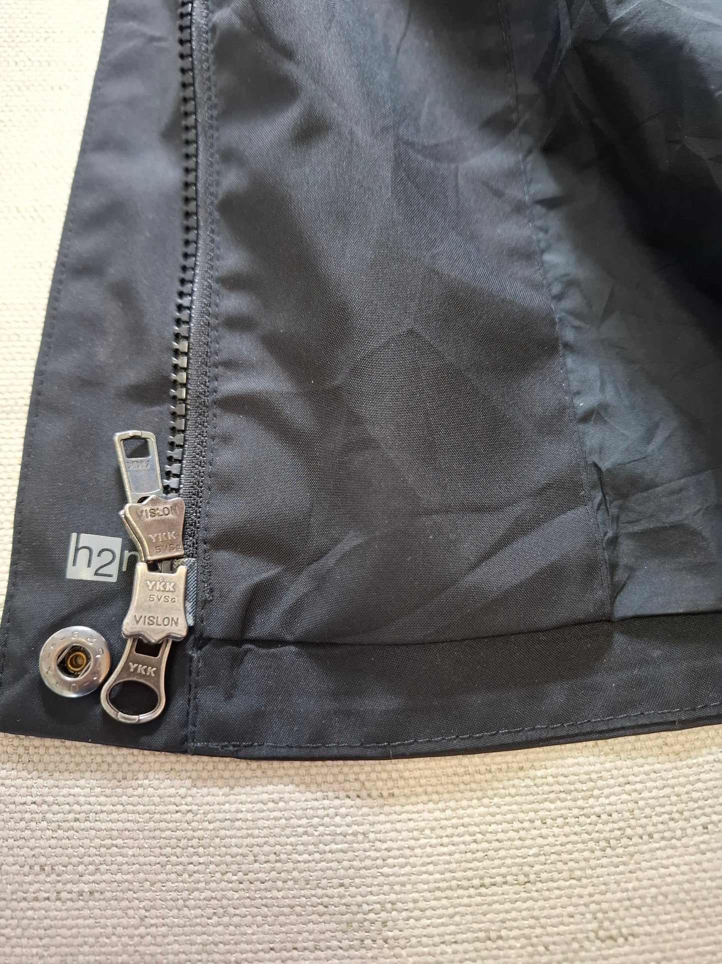 001487 – Patagonia Hooded Trench Coat / Parka (H2O water-resistant) – Black, Size VL