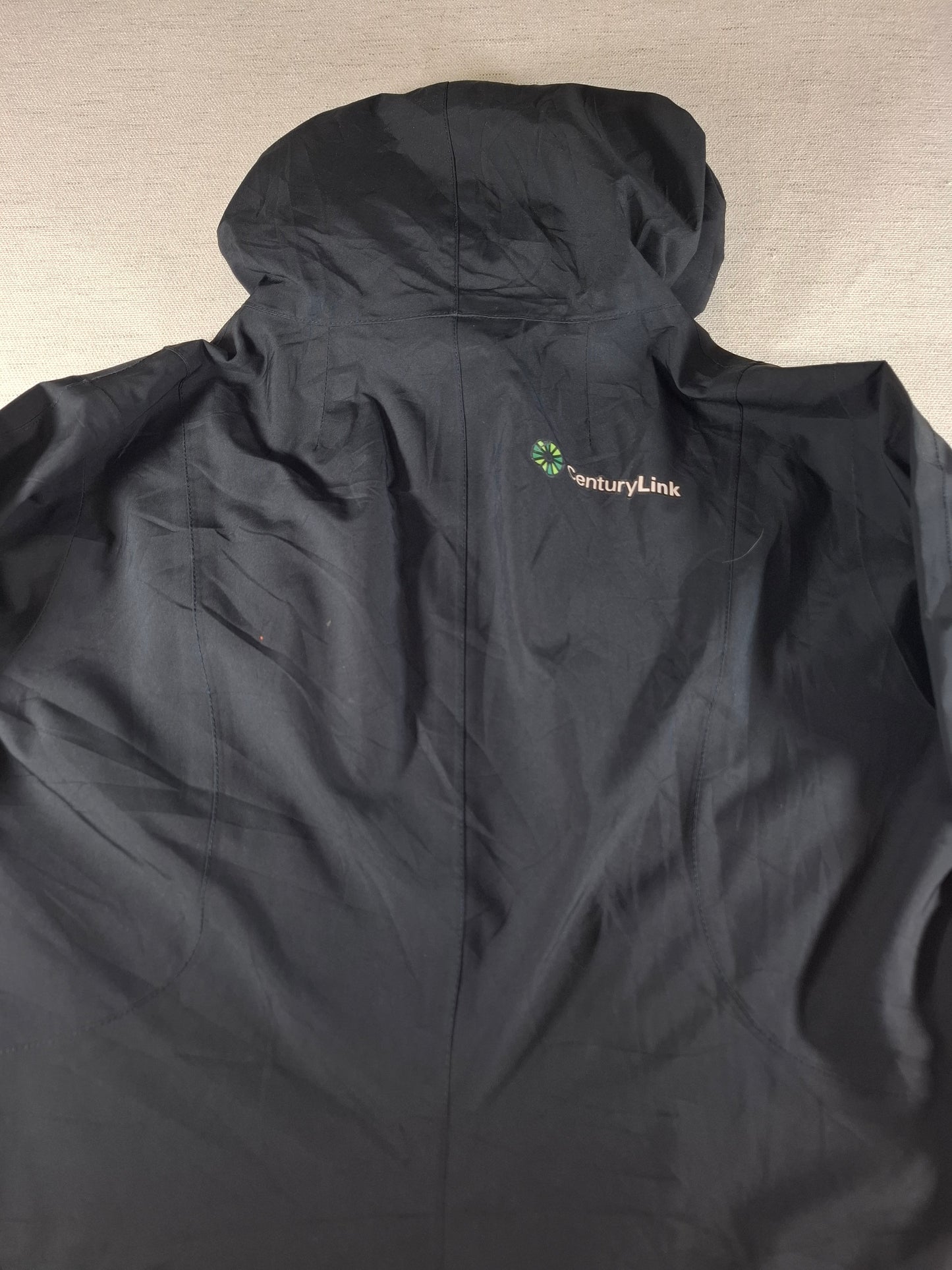 001487 – Patagonia Hooded Trench Coat / Parka (H2O water-resistant) – Black, Size VL