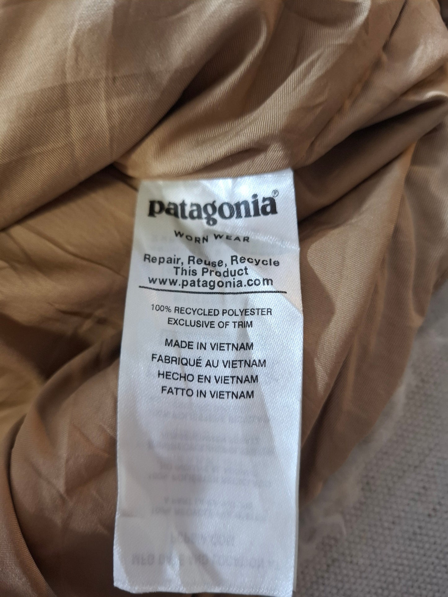 001488 – Patagonia Parka – Cream, Size S