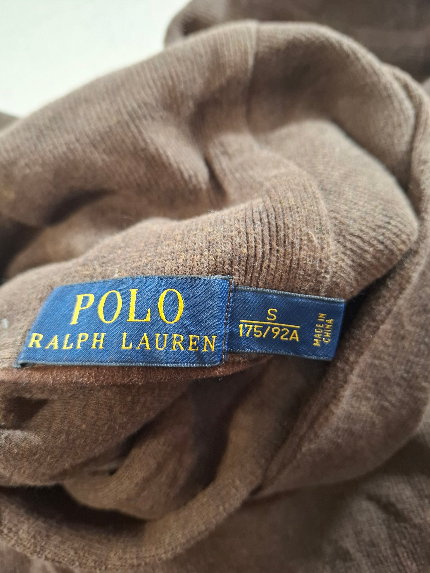001489 – Polo Ralph Lauren Sweater – Brown, Size S