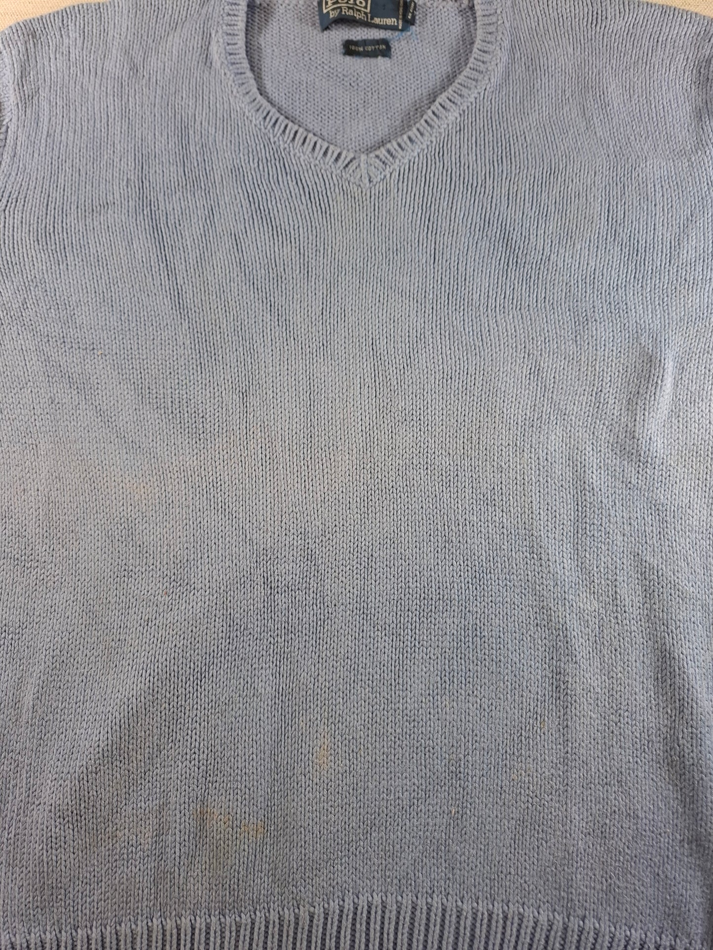 001490 – Polo Ralph Lauren Sweater – Blue, Size L
