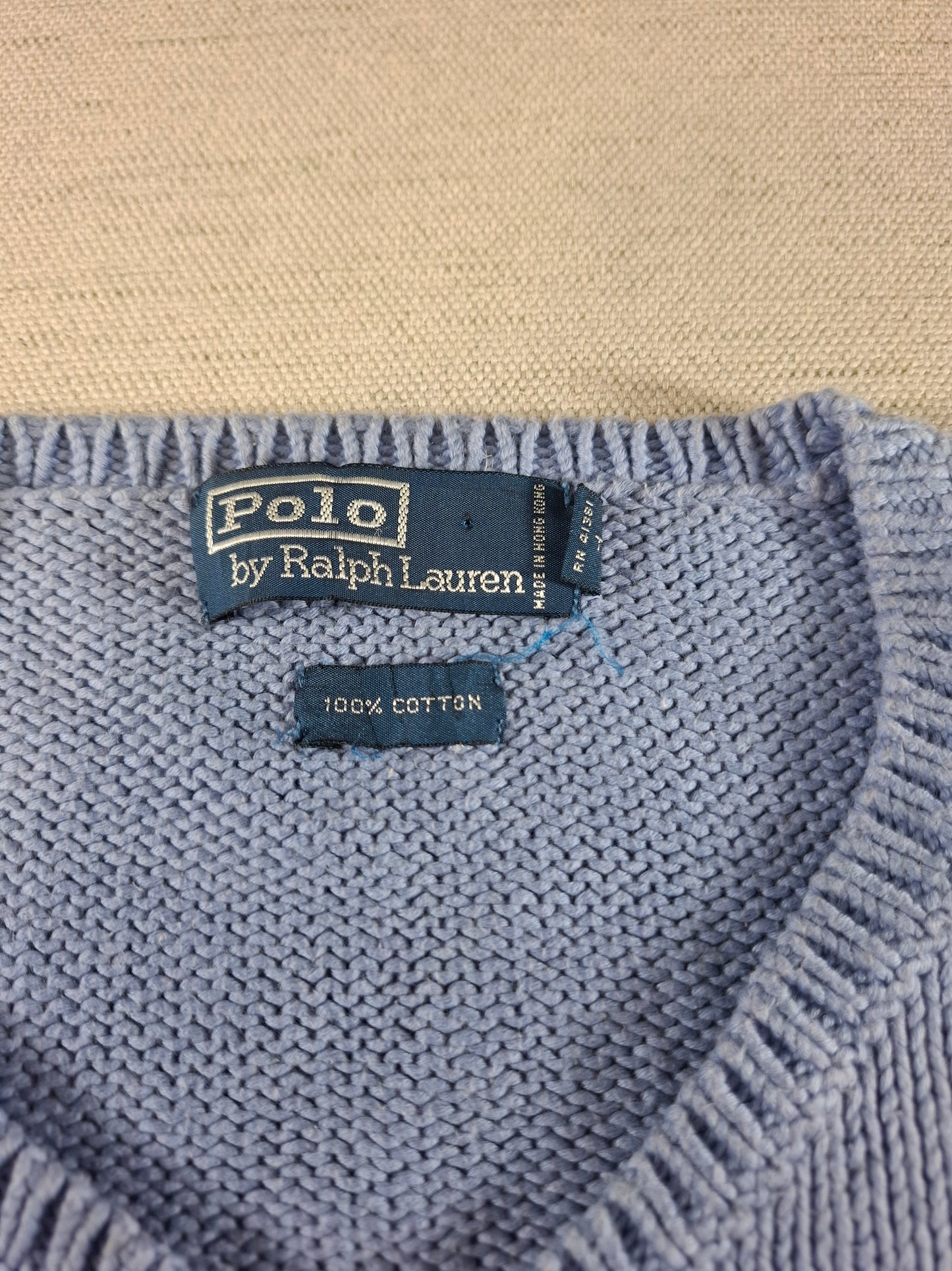 001490 – Polo Ralph Lauren Sweater – Blue, Size L
