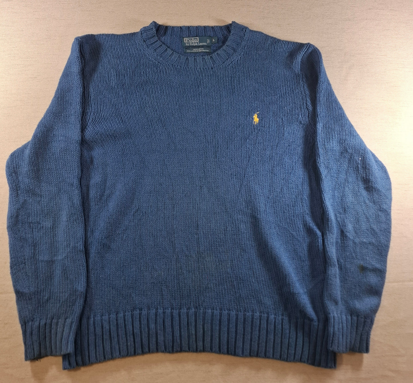 001492 – Polo Ralph Lauren Sweater – Blue, Size L