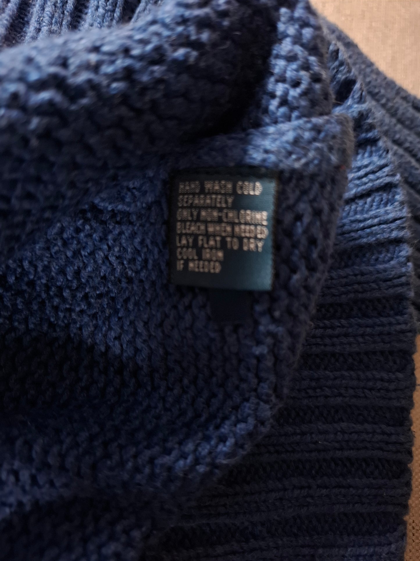 001492 – Polo Ralph Lauren Sweater – Blue, Size L