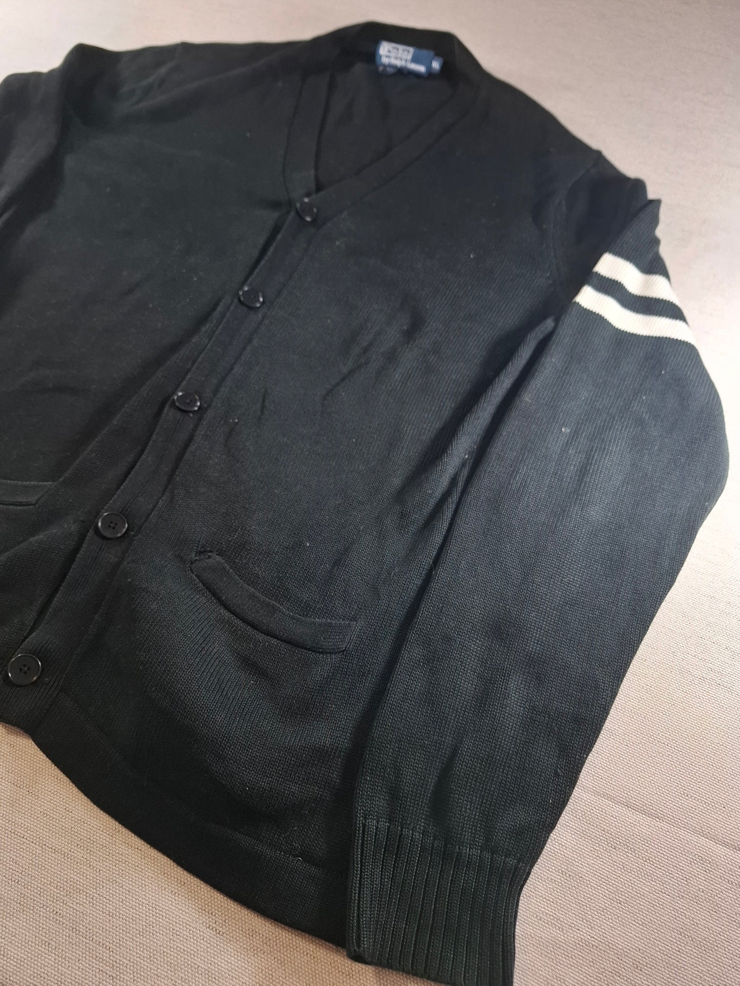 001493 – Polo Ralph Lauren Vest / Gilet – Black/White, Size XL
