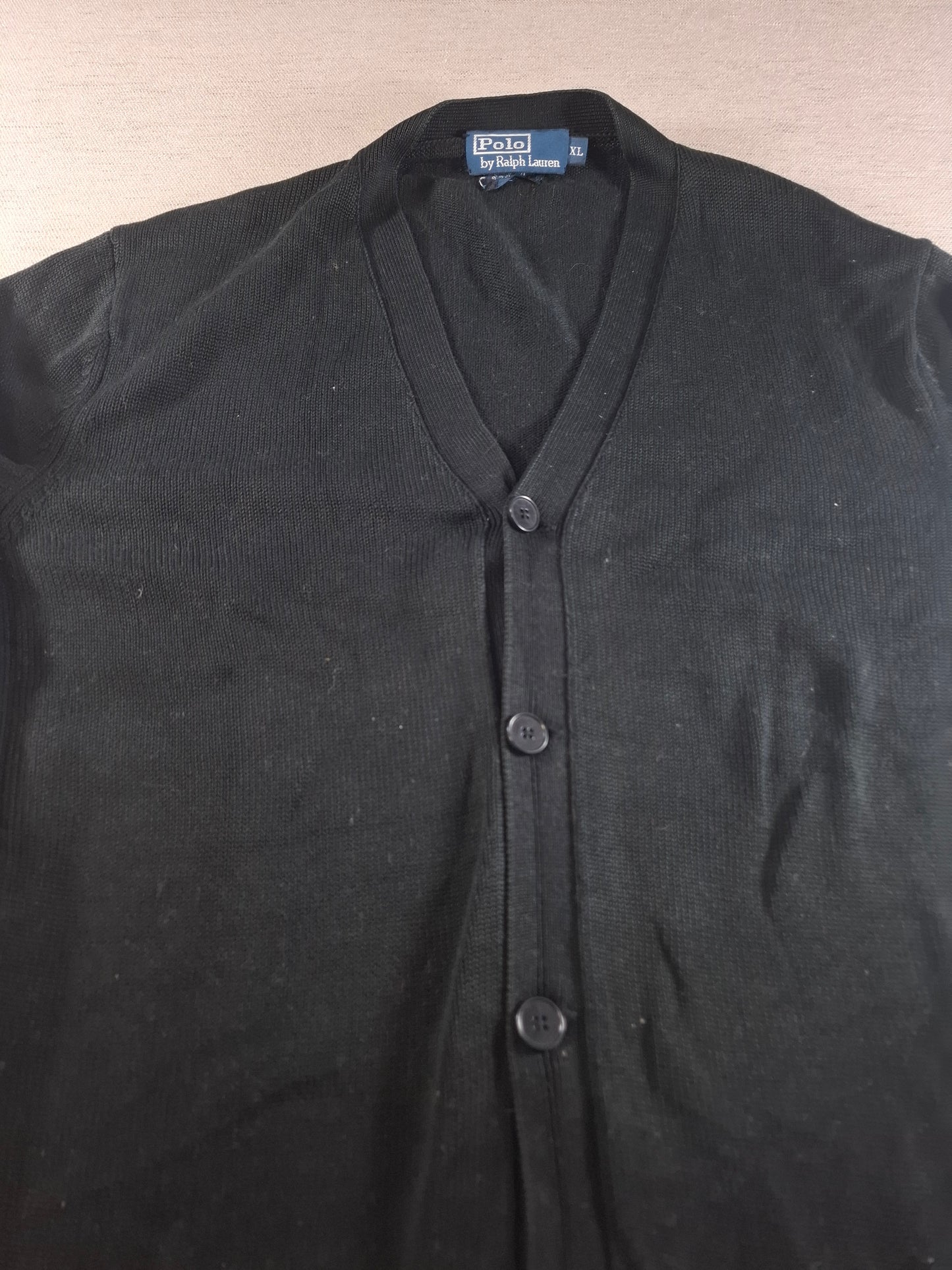 001493 – Polo Ralph Lauren Vest / Gilet – Black/White, Size XL