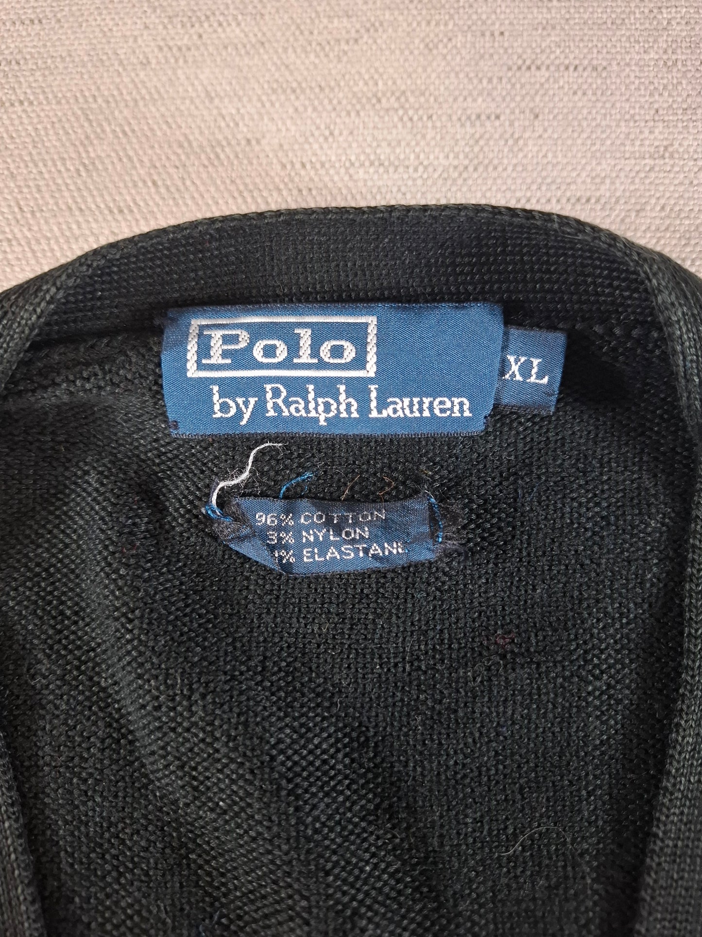 001493 – Polo Ralph Lauren Vest / Gilet – Black/White, Size XL
