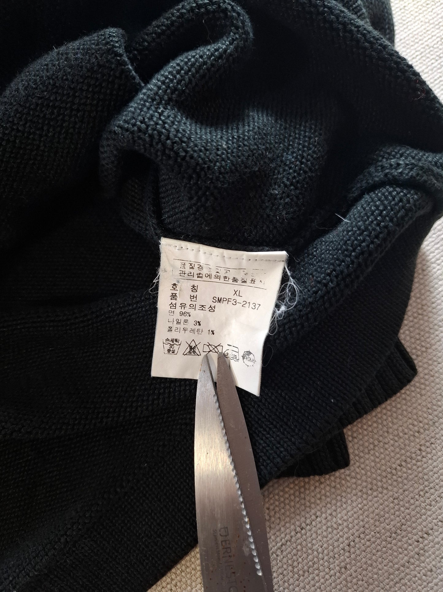 001493 – Polo Ralph Lauren Vest / Gilet – Black/White, Size XL