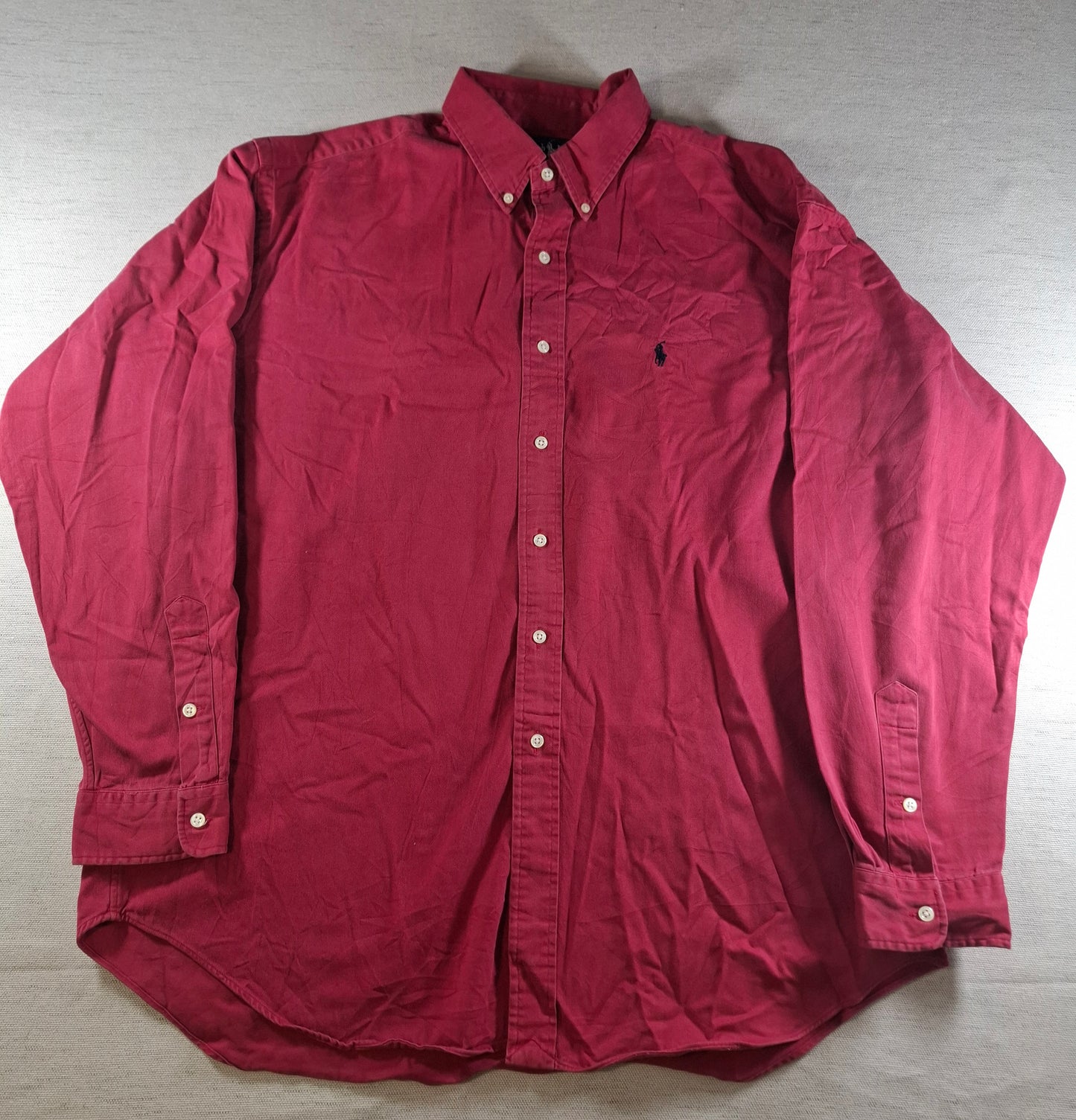 001495 – Polo Ralph Lauren Shirt – Red, Size XL