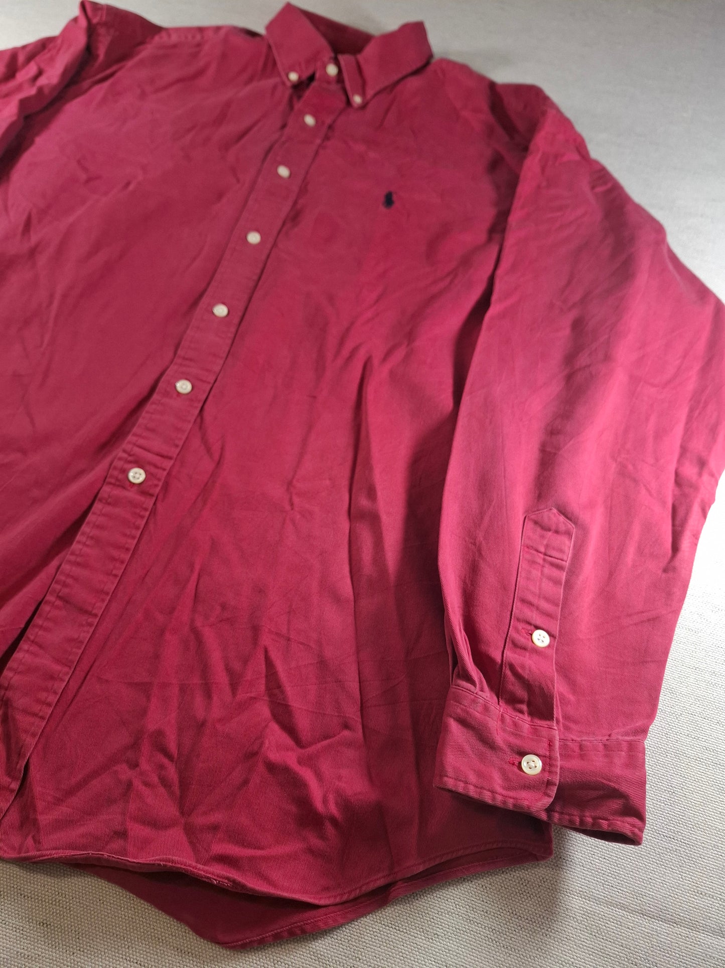 001495 – Polo Ralph Lauren Shirt – Red, Size XL