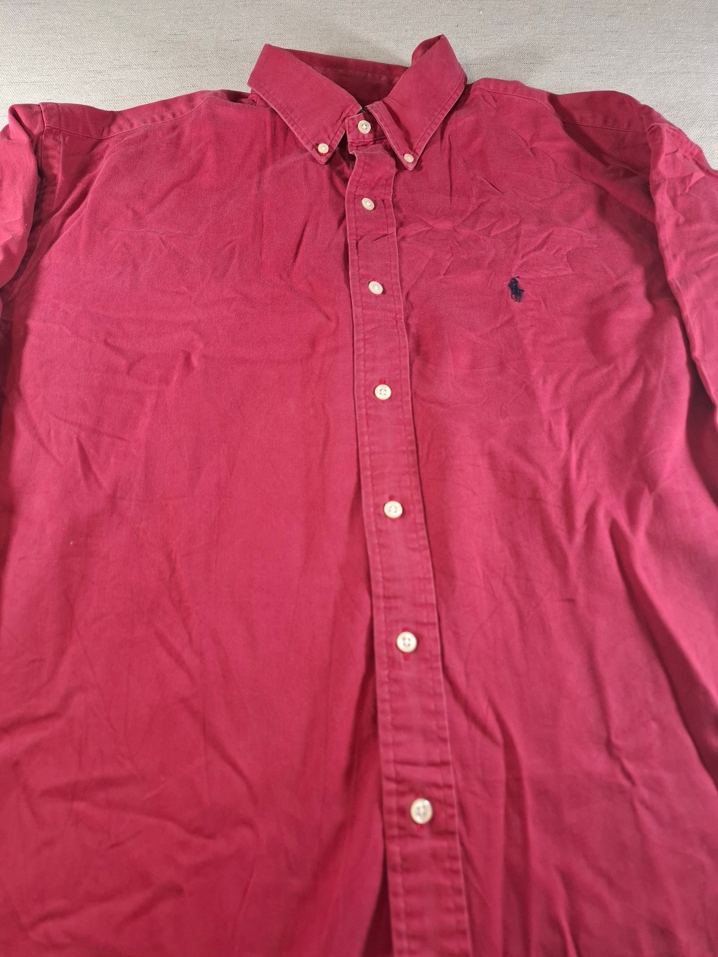 001495 – Polo Ralph Lauren Shirt – Red, Size XL