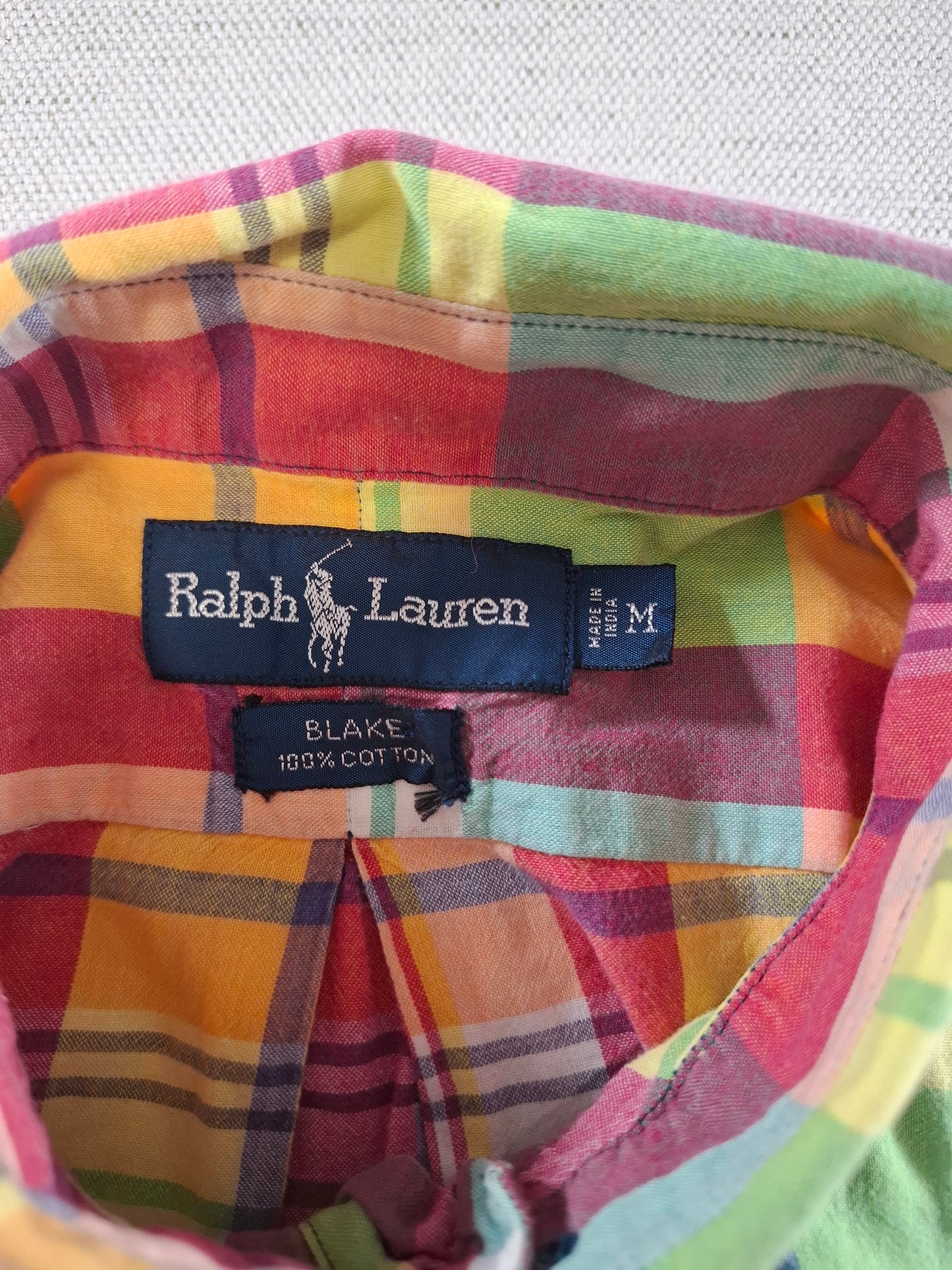 001496 – Polo Ralph Lauren Shirt – Multi, Size M